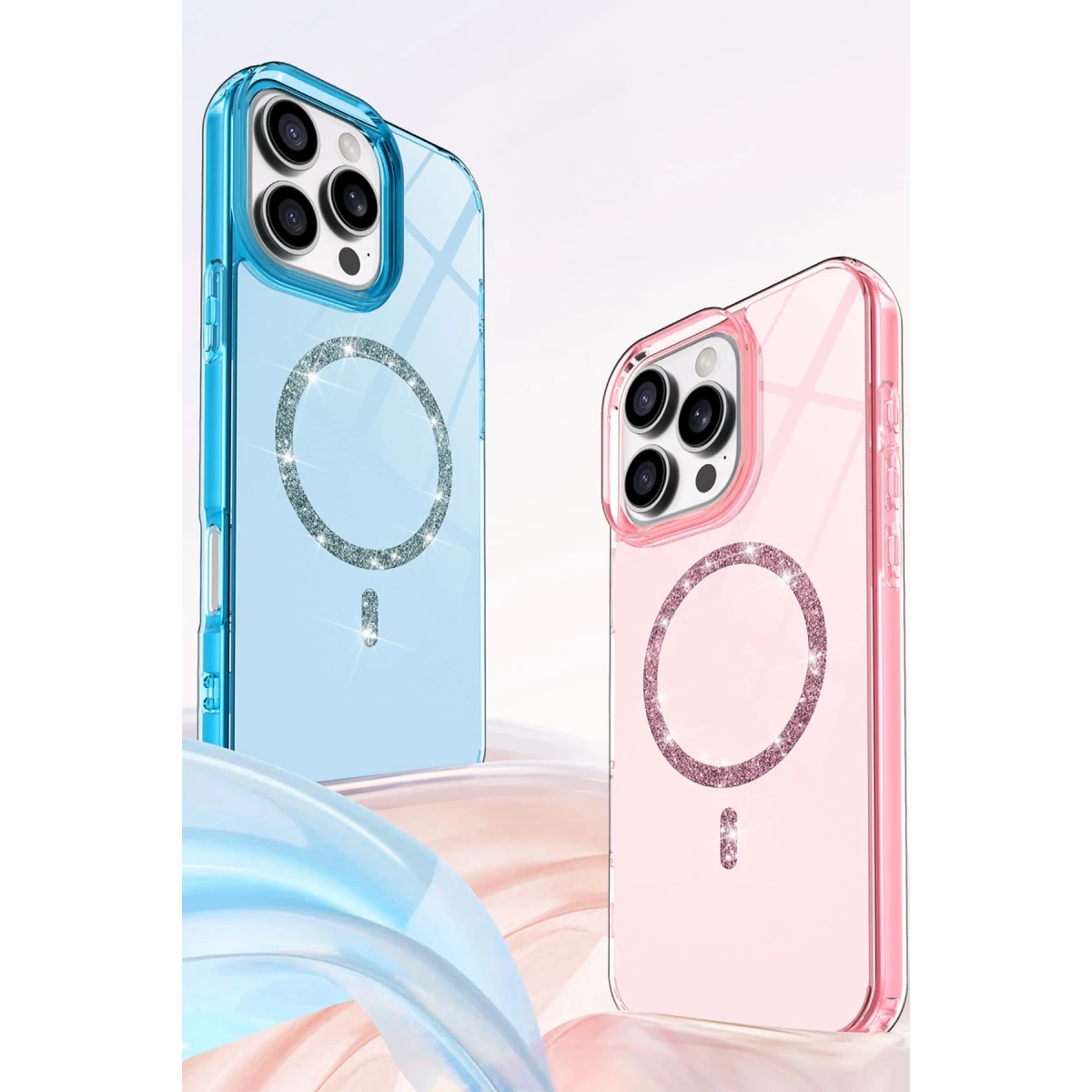 Apple iPhone 16 Pro Live Diamond Magsafe Kapak - Sarı