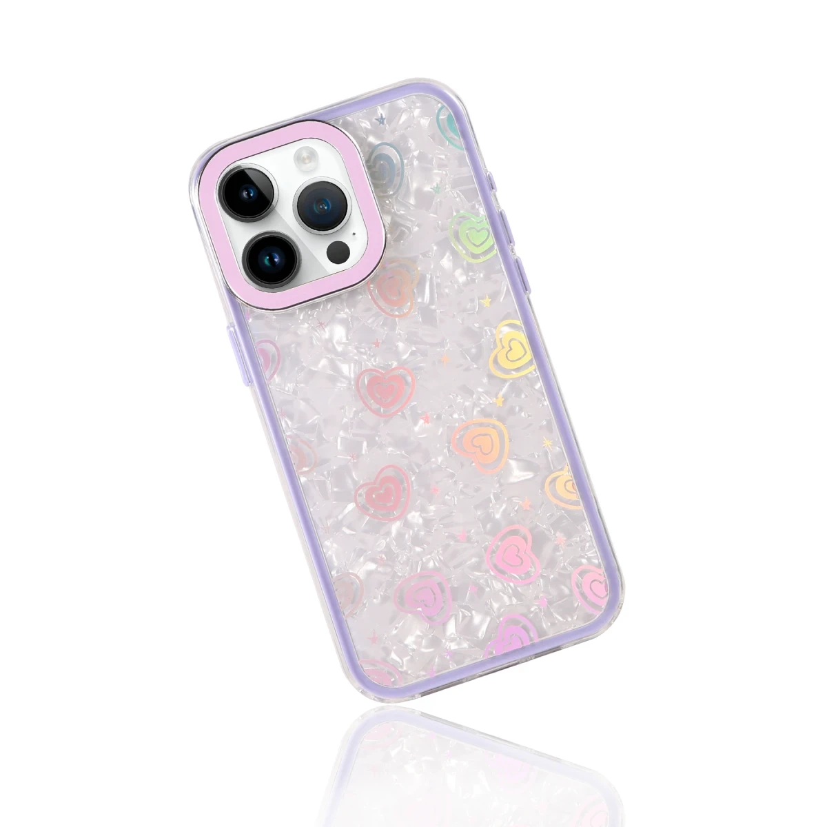 Apple iPhone 16 Pro Lumi Desenli Kapak - Mor