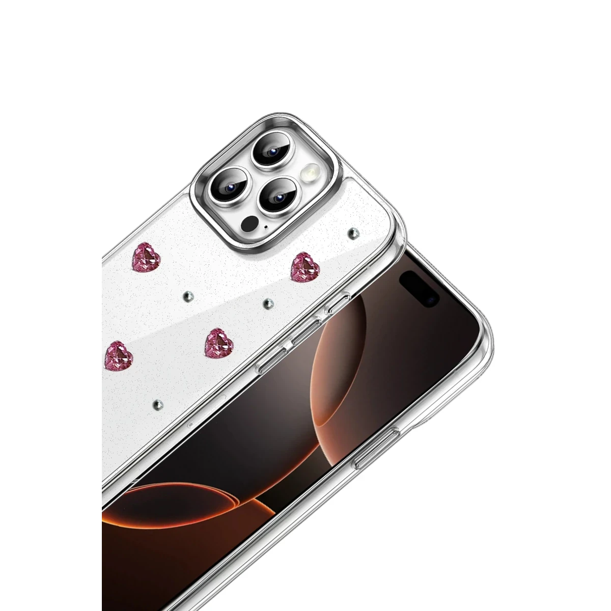 Apple iPhone 16 Pro Max Fiyonk Desenli Kapak - Desen 3
