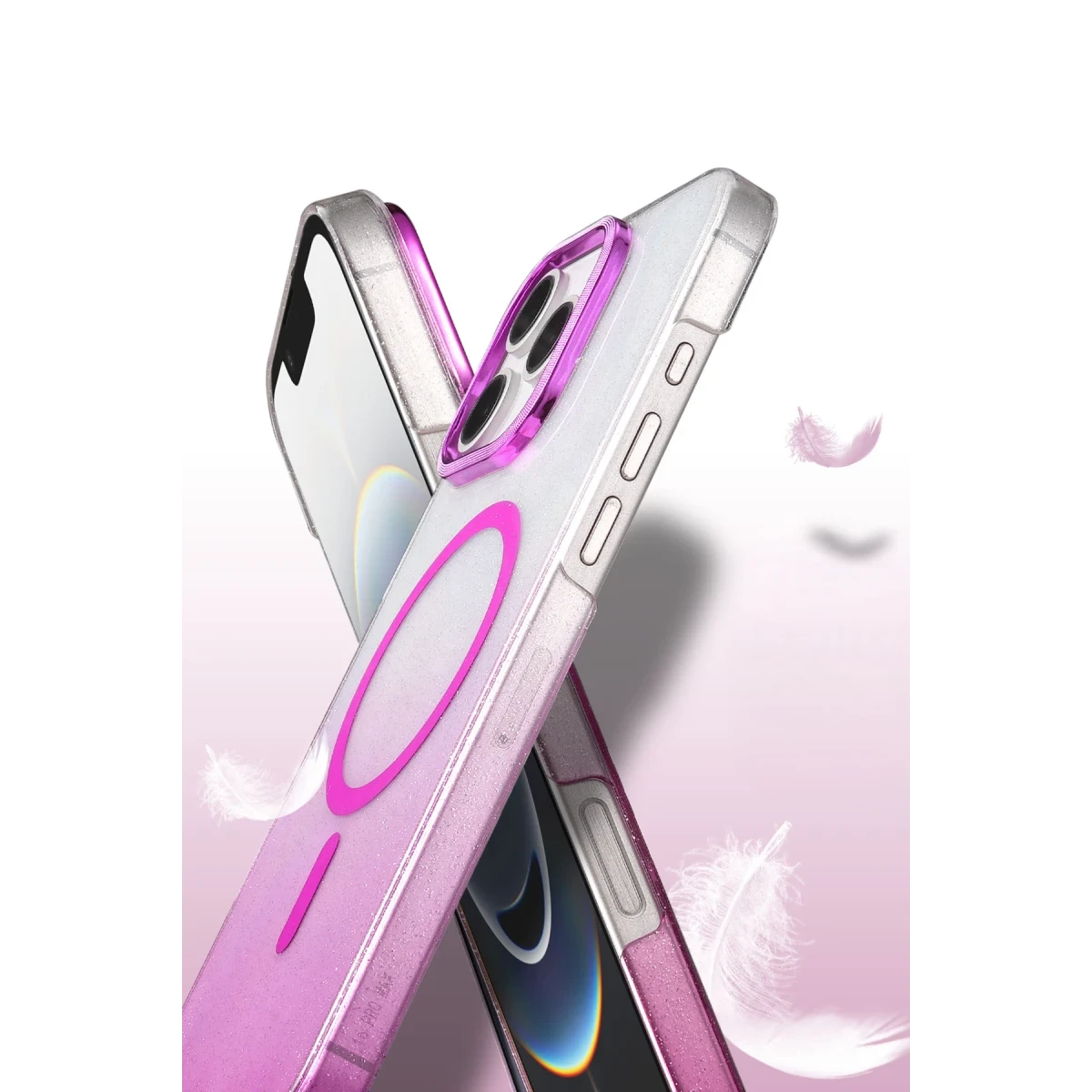 Apple iPhone 16 Pro Max Glossy Magsafe Kapak - Siyah
