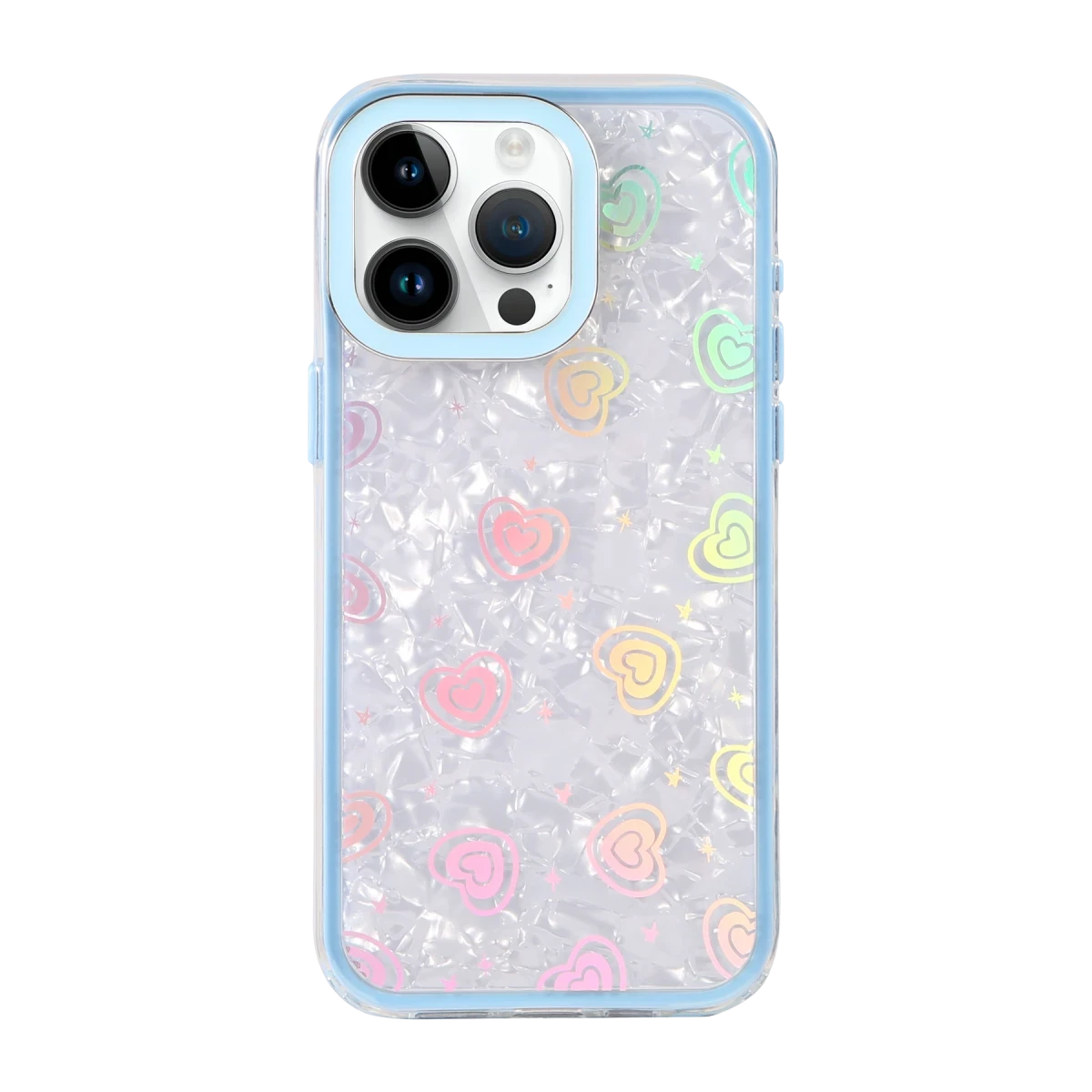 Apple iPhone 16 Pro Max Lumi Desenli Kapak - Mavi
