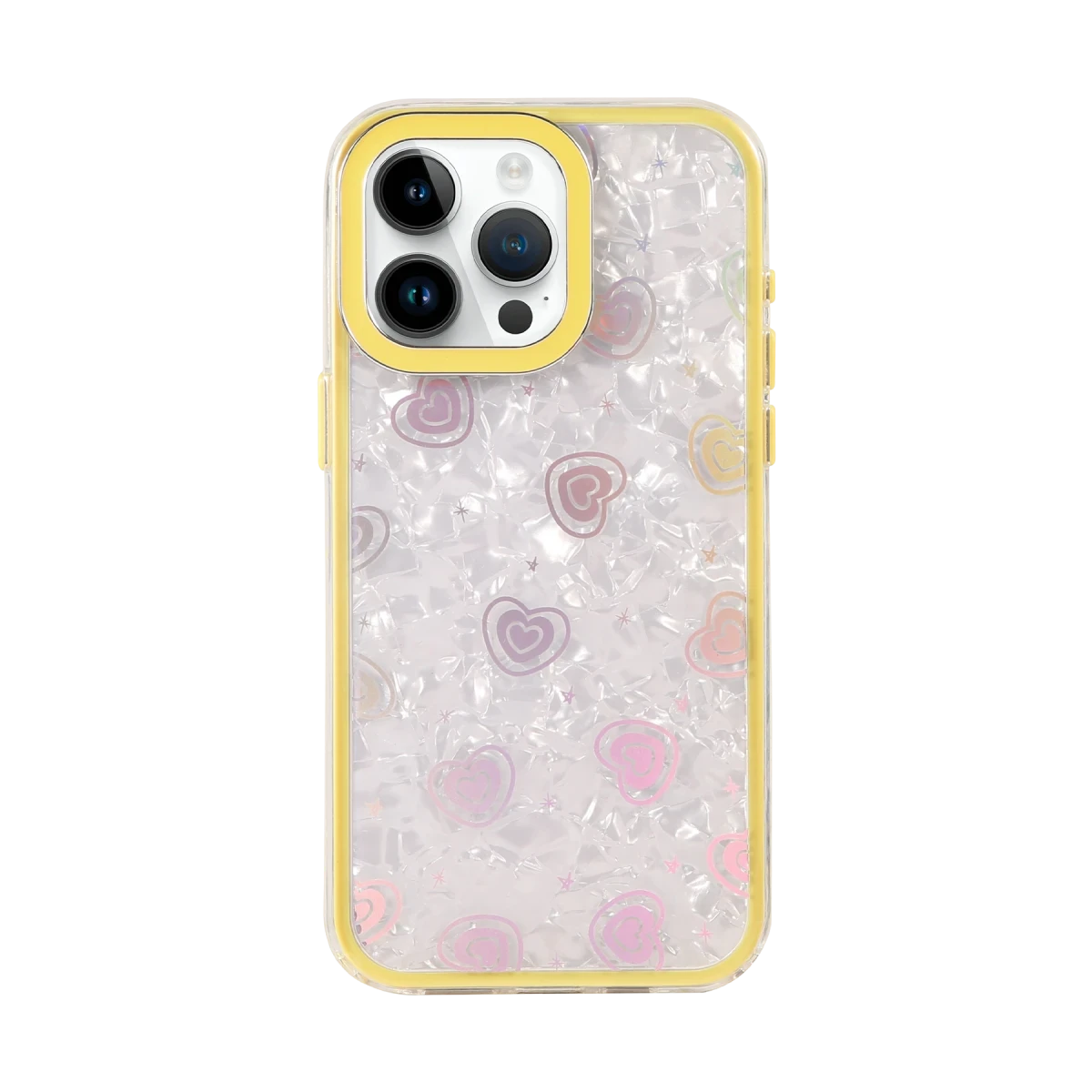 Apple iPhone 16 Pro Max Lumi Desenli Kapak - Sarı