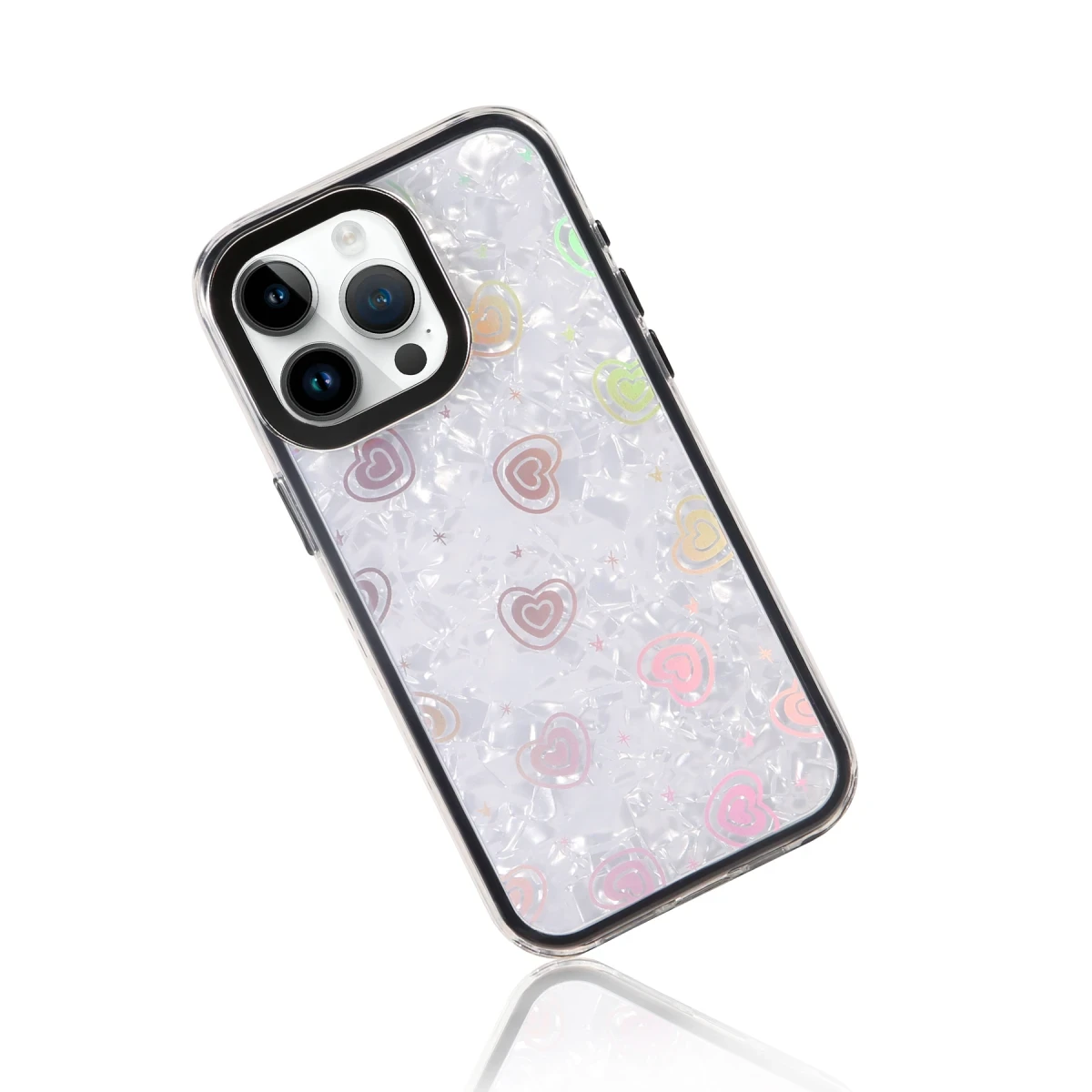 Apple iPhone 16 Pro Max Lumi Desenli Kapak - Siyah