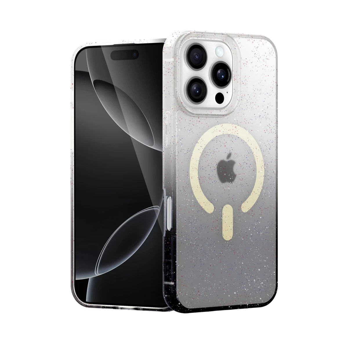 Apple iPhone 16 Pro Max Pummel Shiny Magsafe Kapak - Siyah