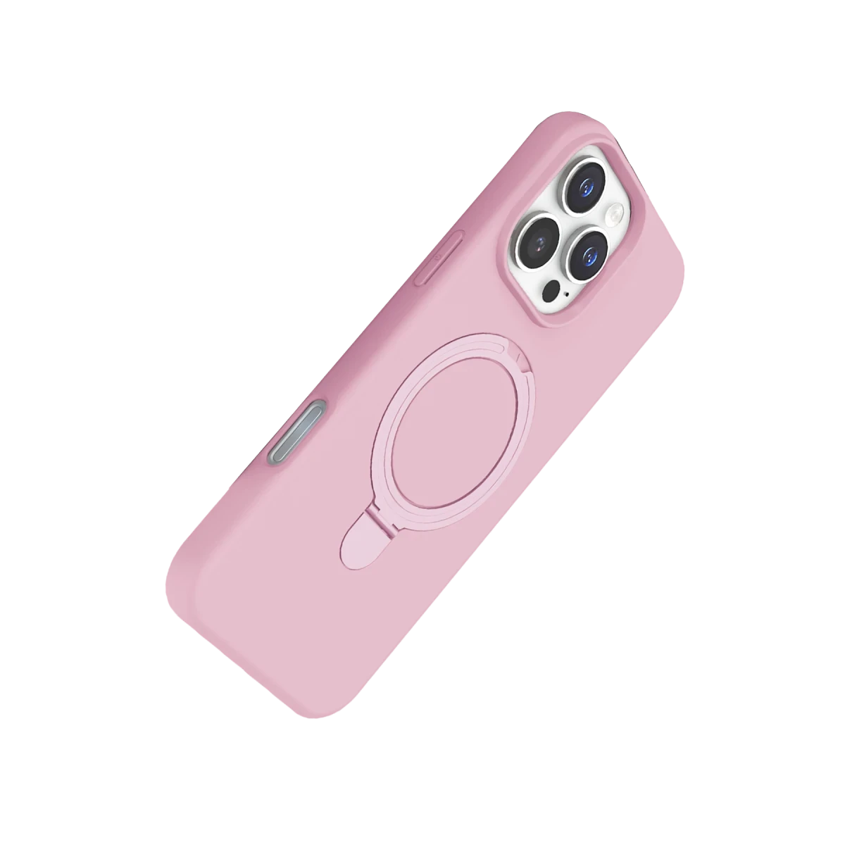 Apple iPhone 16 Pro Max Regal Magsafe Standlı Kapak - Açık Pembe