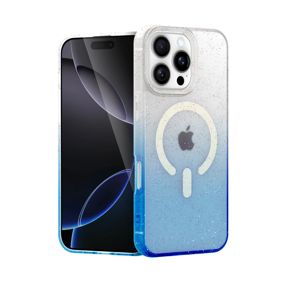 Apple iPhone 16 Pro Pummel Shiny Magsafe Kapak - Mavi