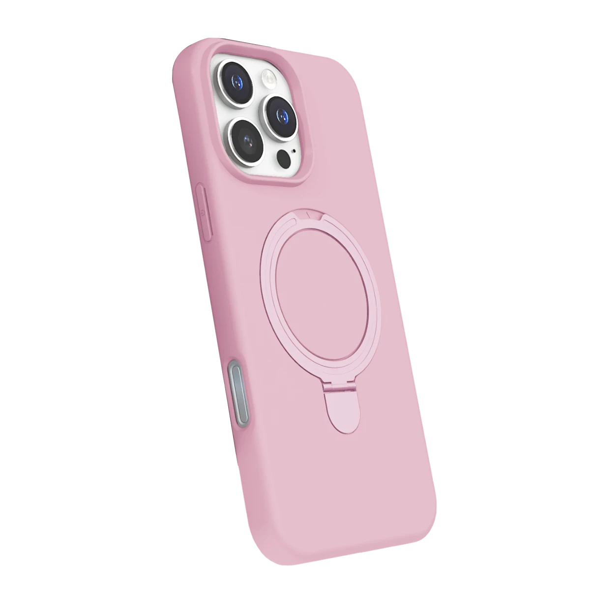 Apple iPhone 16 Pro Regal Magsafe Standlı Kapak - Açık Pembe