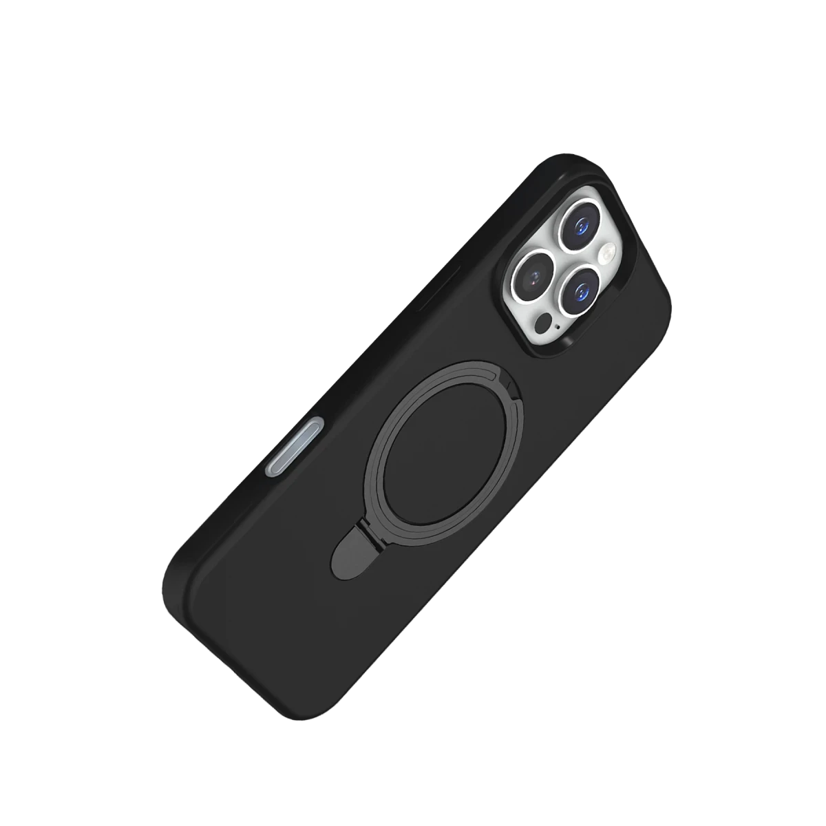 Apple iPhone 16 Pro Regal Magsafe Standlı Kapak - Siyah