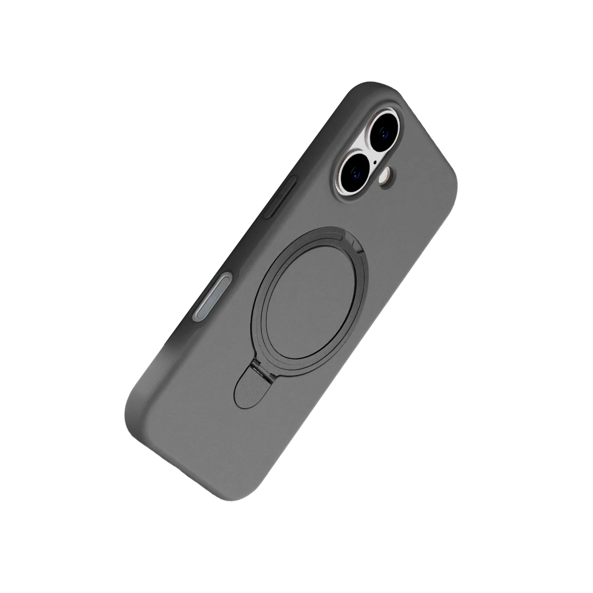 Apple iPhone 16 Regal Magsafe Standlı Kapak - Titan Gri