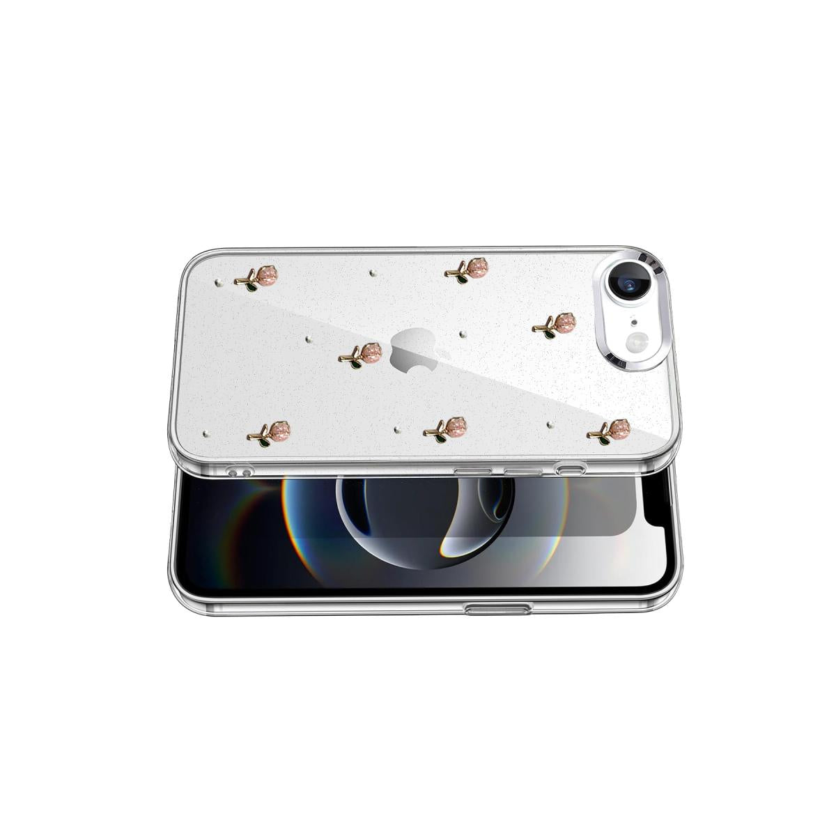 Apple iPhone 16E Fiyonk Desenli Kapak - Desen 6