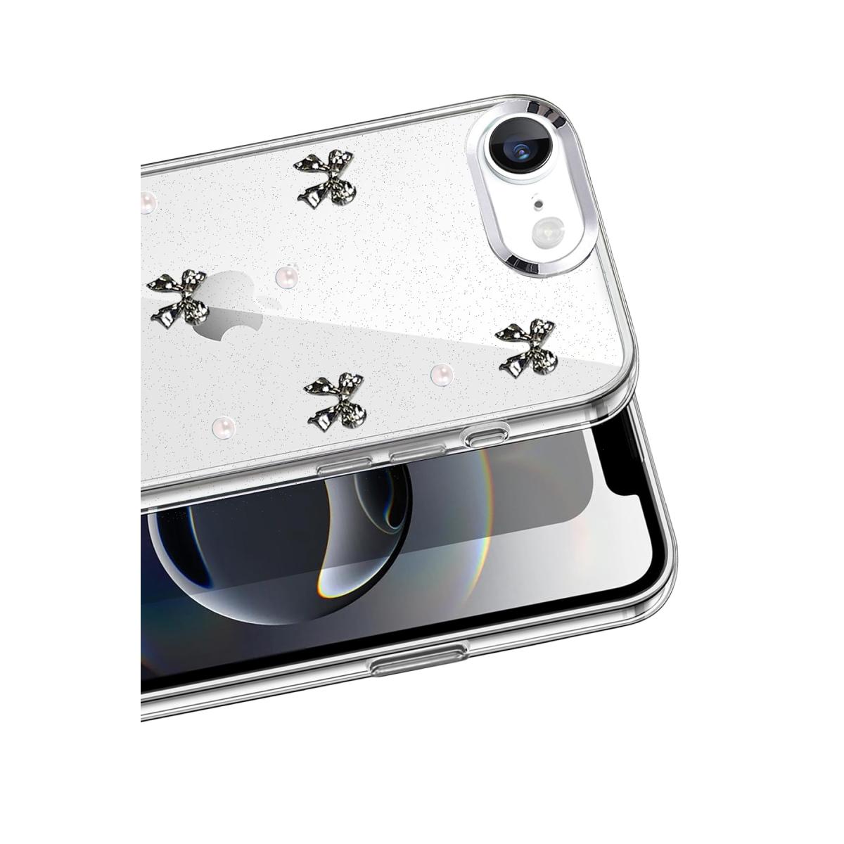 Apple iPhone 16E Fiyonk Desenli Kapak - Desen 8