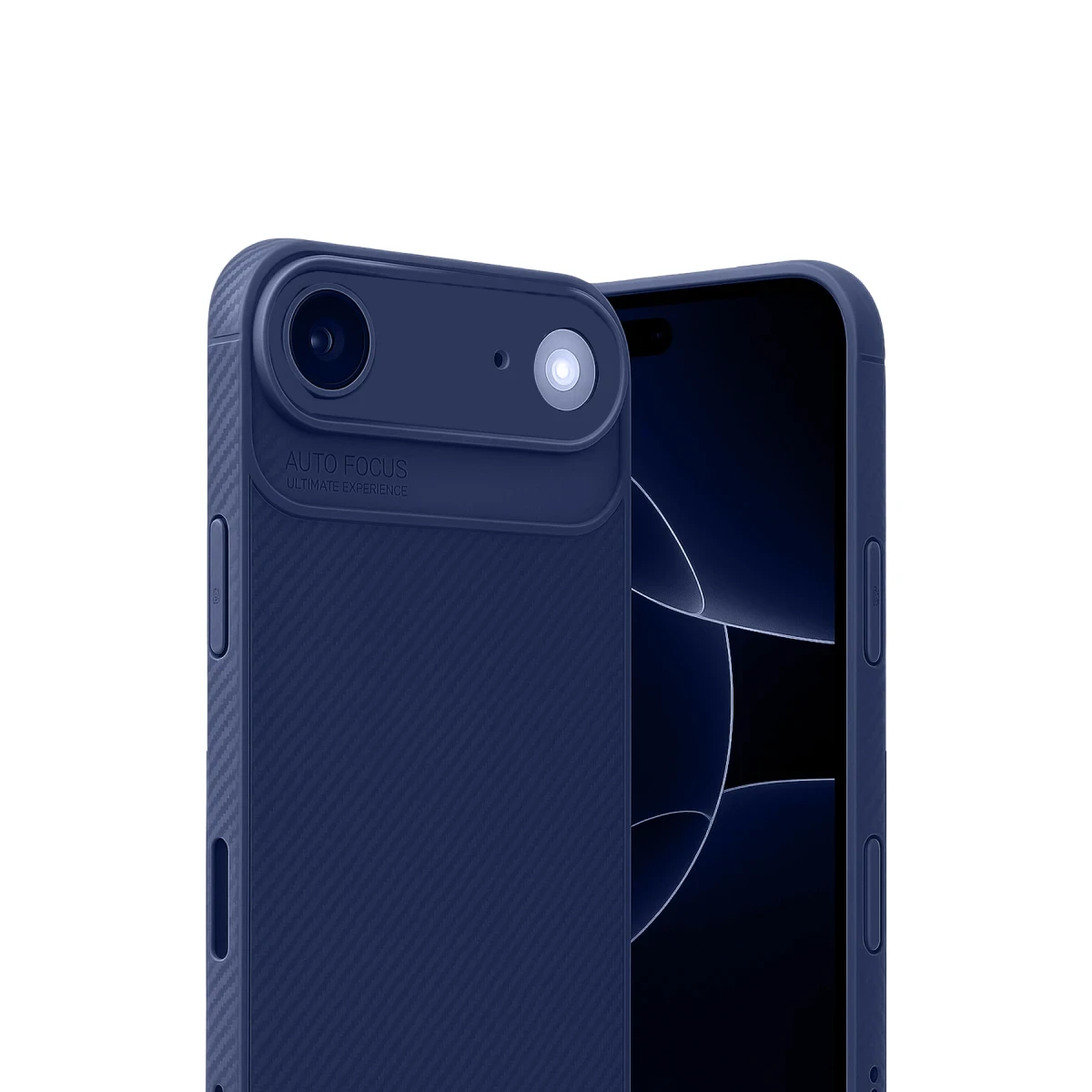 Apple iPhone 17 Air Auto Focus Karbon Kapak - Lacivert