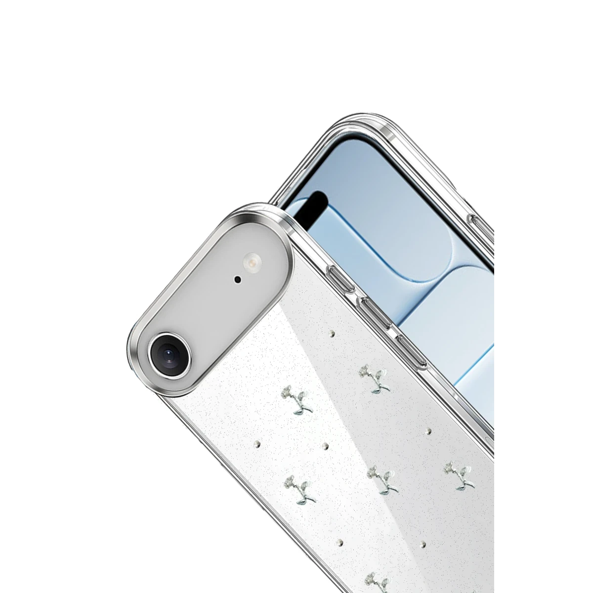 Apple iPhone 17 Air Fiyonk Desenli Kapak - Desen 4