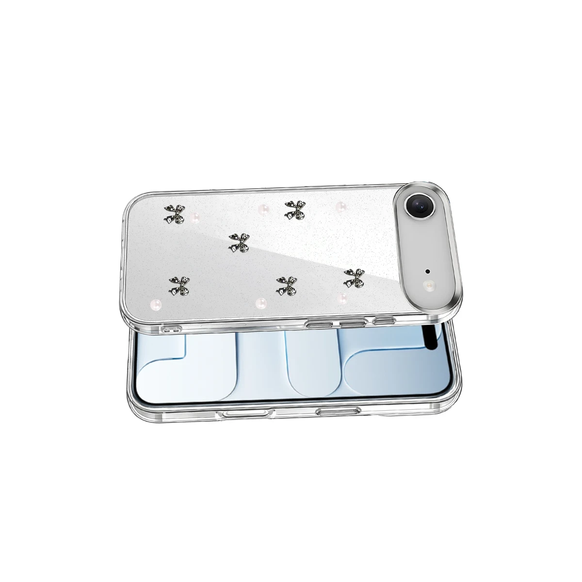 Apple iPhone 17 Air Fiyonk Desenli Kapak - Desen 8