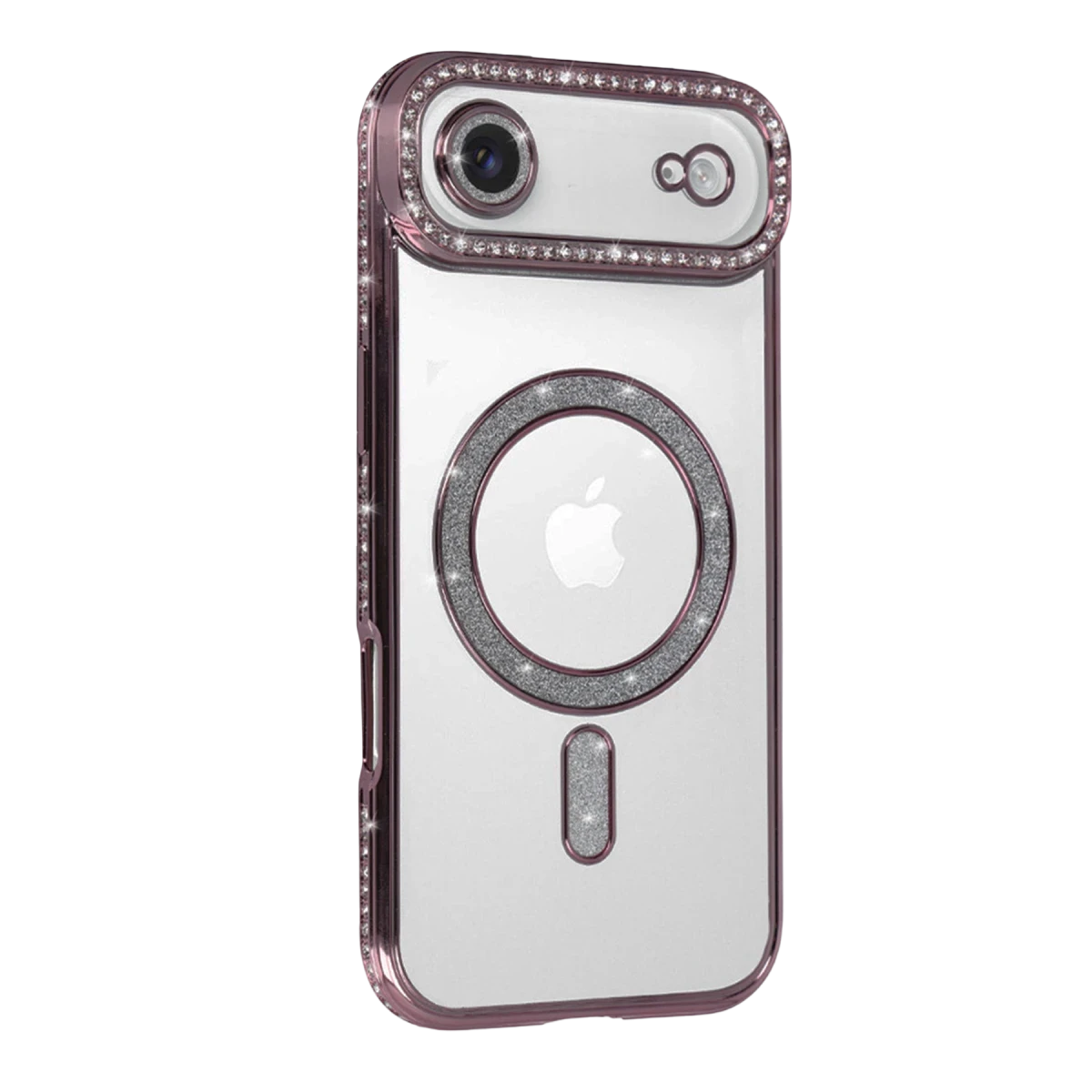 Apple iPhone 17 Air Joke Simli Magneticsafe Kılıf - Pembe