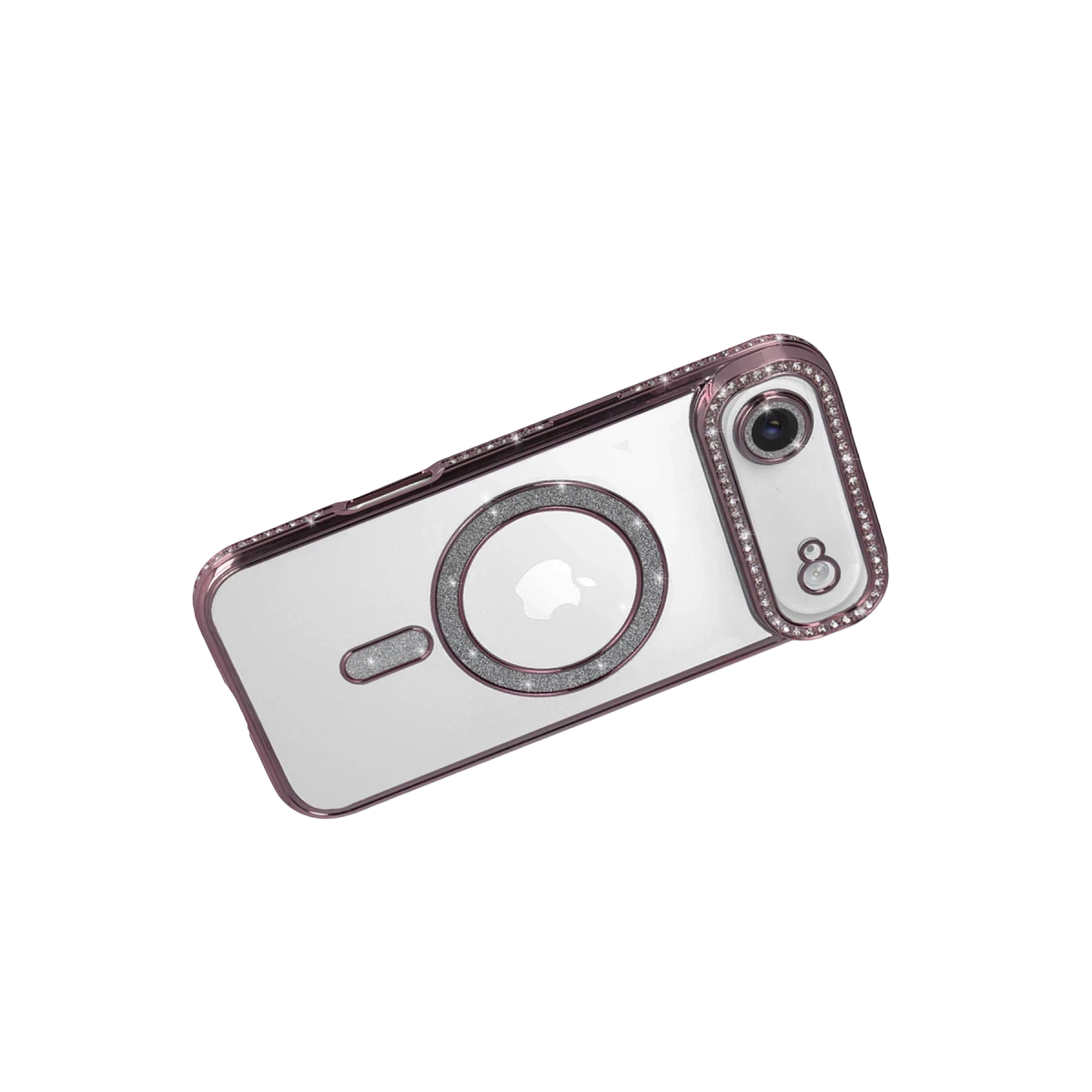 Apple iPhone 17 Air Joke Simli Magneticsafe Kılıf - Pembe