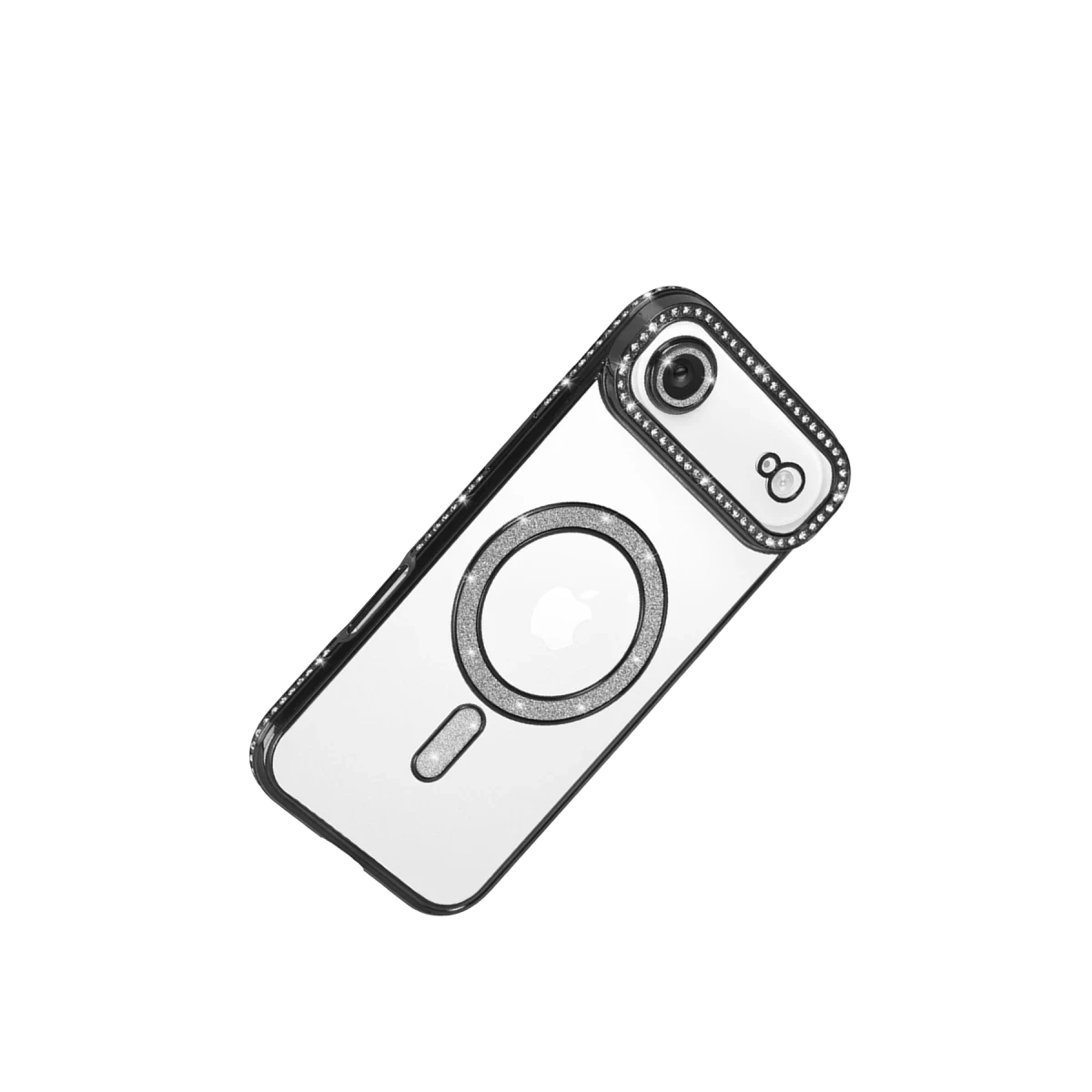 Apple iPhone 17 Air Joke Simli Magneticsafe Kılıf - Siyah