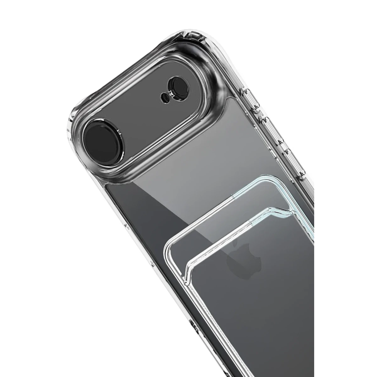 Apple iPhone 17 Air Kart Şeffaf Silikon - Şeffaf