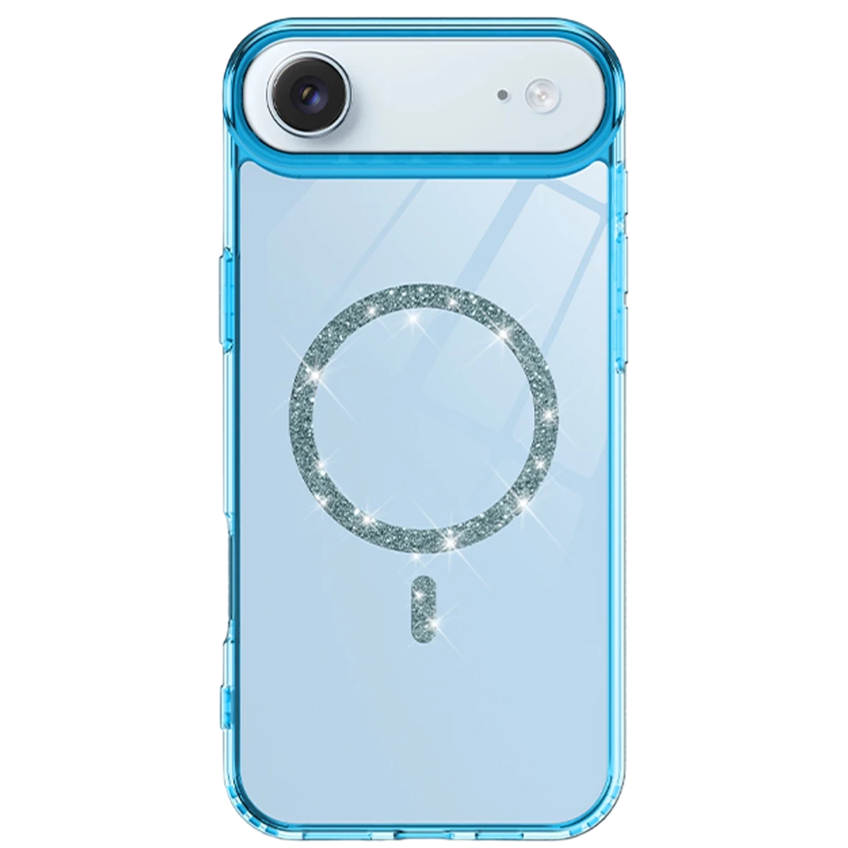 Apple iPhone 17 Air Live Diamond Magsafe Kapak - Mavi
