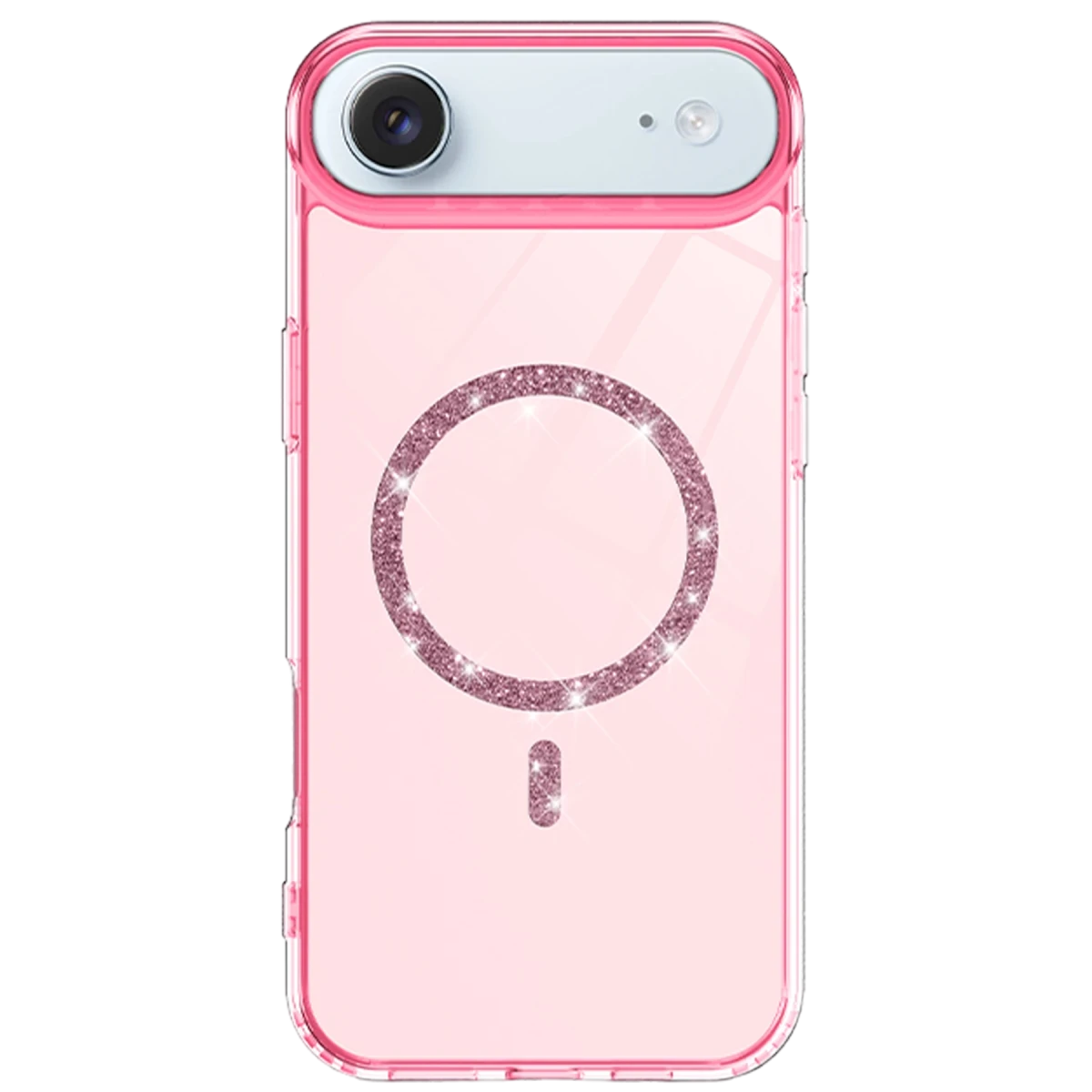 Apple iPhone 17 Air Live Diamond Magsafe Kapak - Pembe