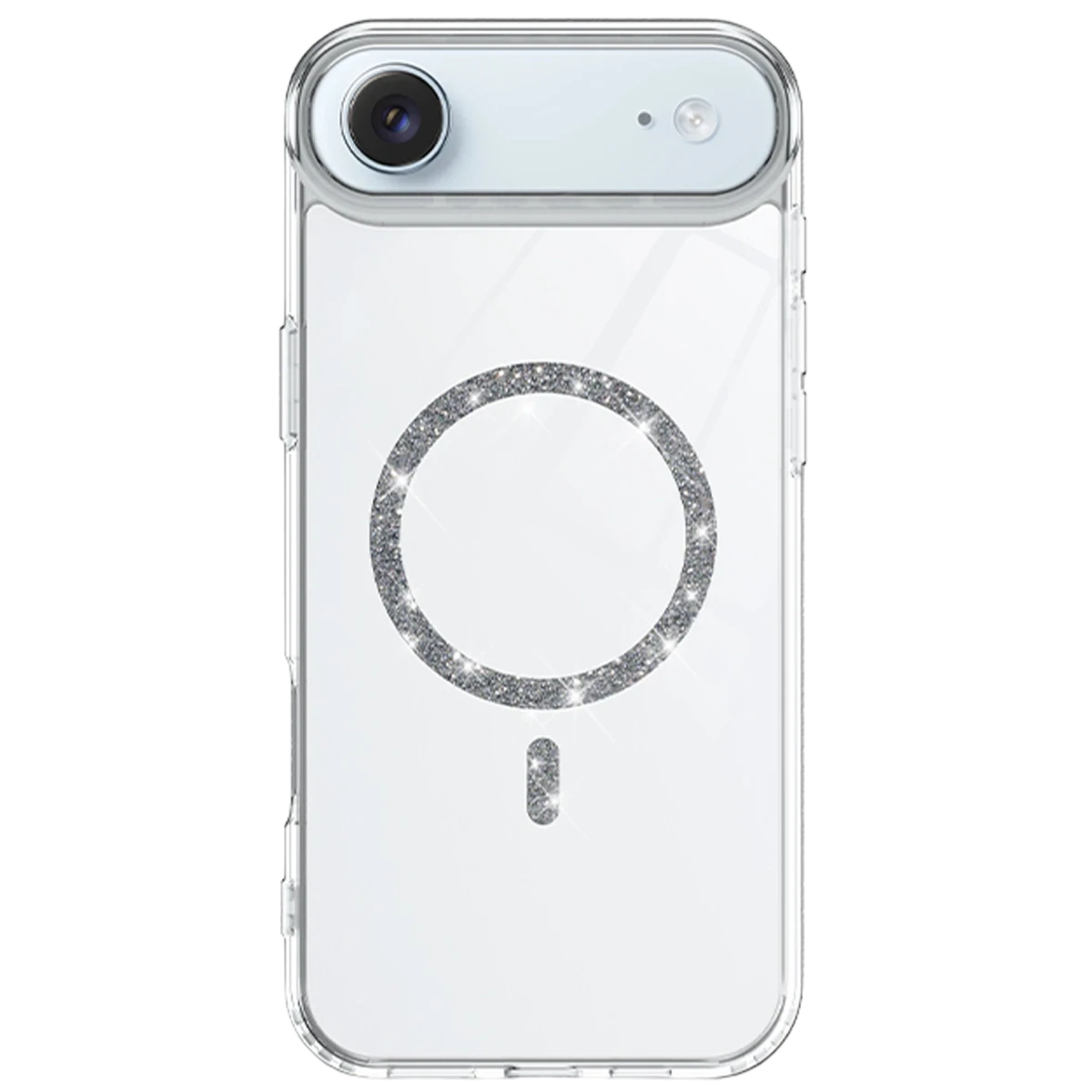Apple iPhone 17 Air Live Diamond Magsafe Kapak - Şeffaf