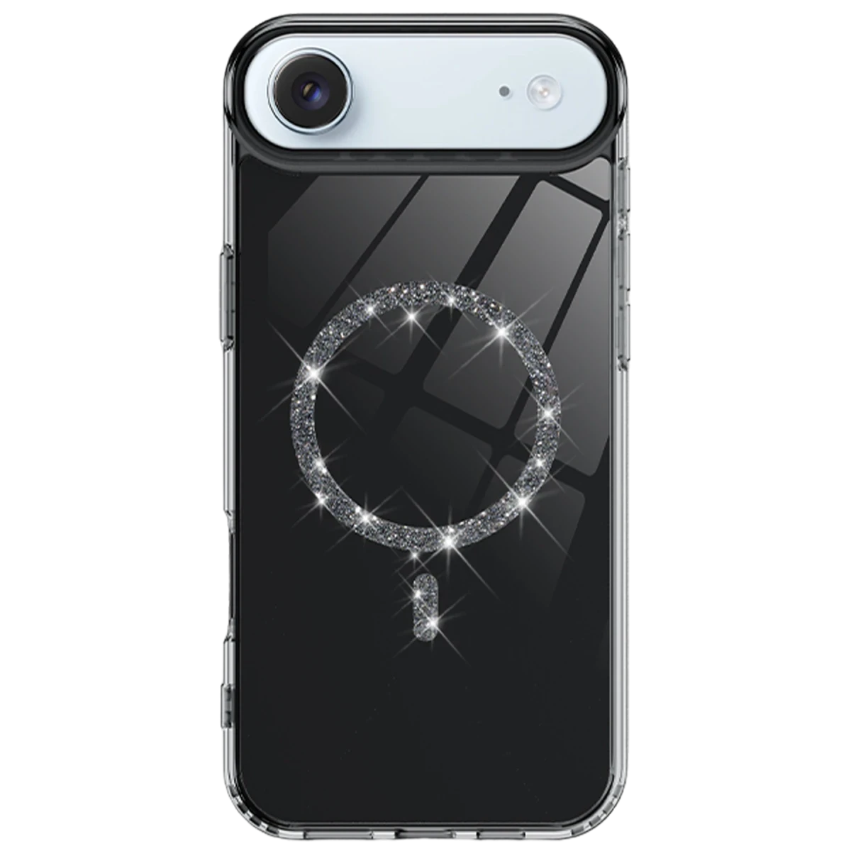 Apple iPhone 17 Air Live Diamond Magsafe Kapak - Siyah