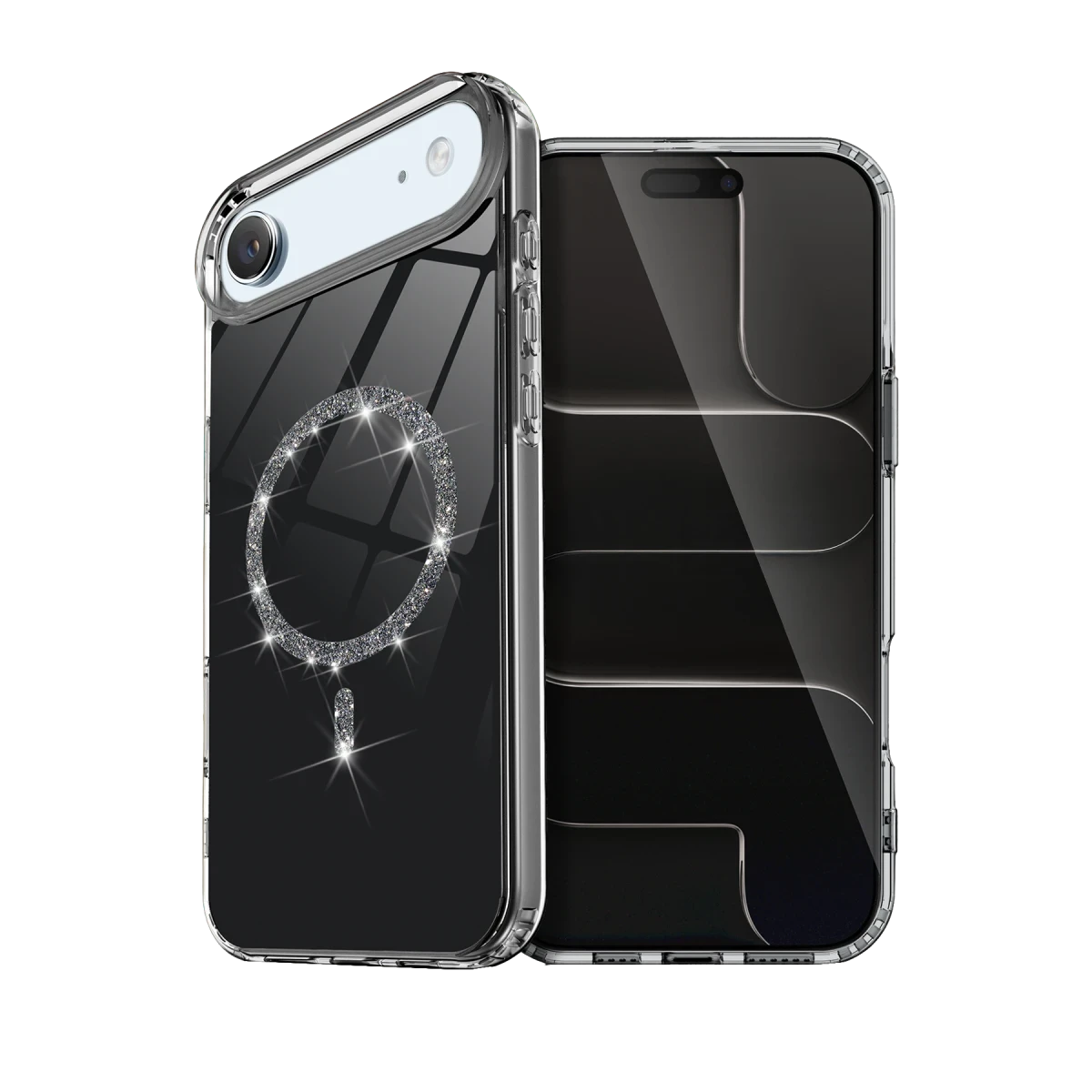 Apple iPhone 17 Air Live Diamond Magsafe Kapak - Siyah