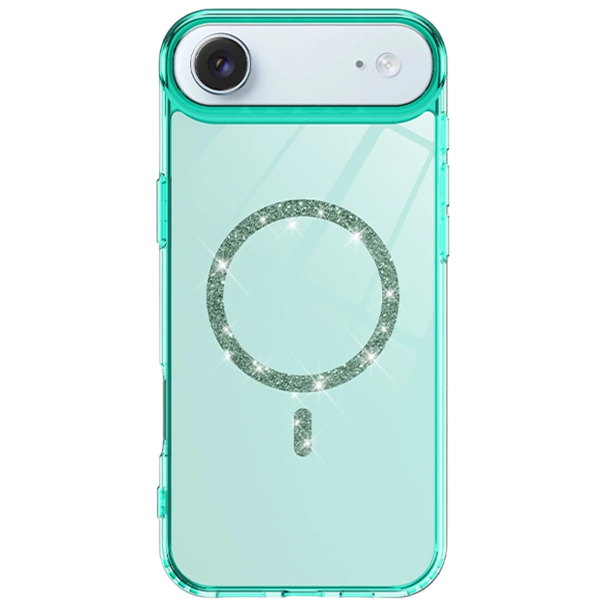 Apple iPhone 17 Air Live Diamond Magsafe Kapak - Yeşil