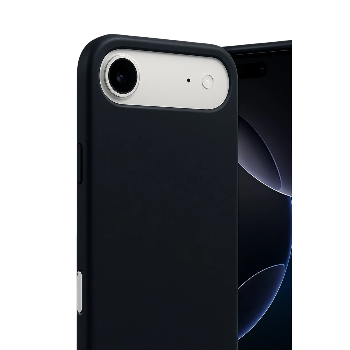 Apple iPhone 17 Air Nano içi Kadife Silikon - Siyah