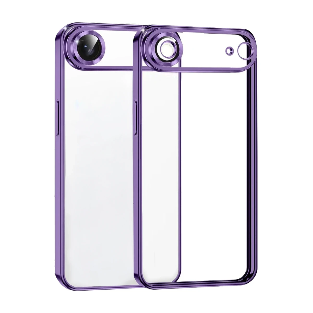 Apple iPhone 17 Air Razer Lensli Silikon - Mor