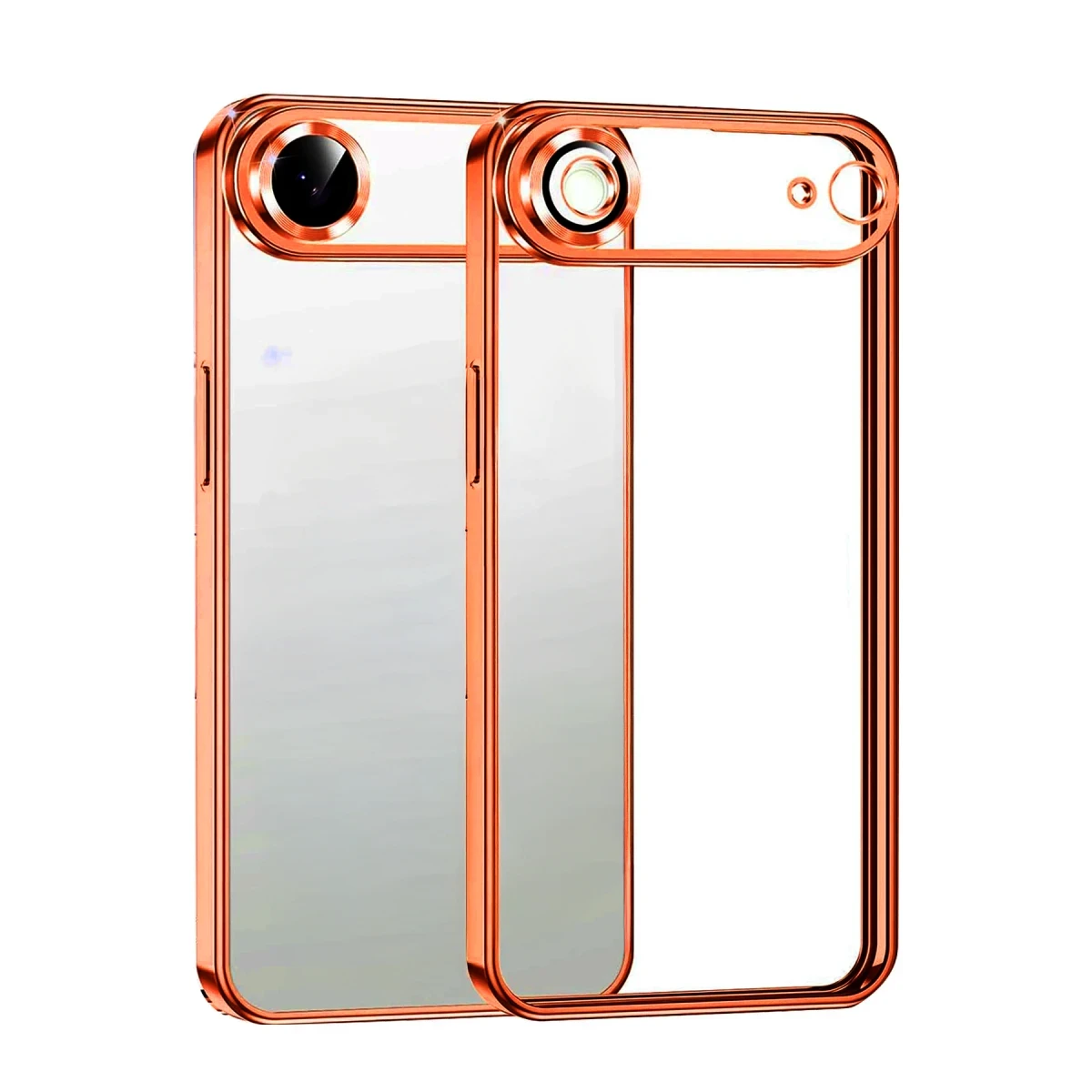 Apple iPhone 17 Air Razer Lensli Silikon - Turuncu