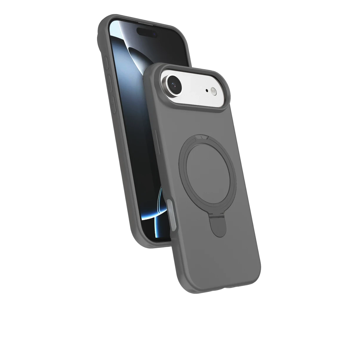 Apple iPhone 17 Air Regal Magsafe Standlı Kapak - Titan Gri