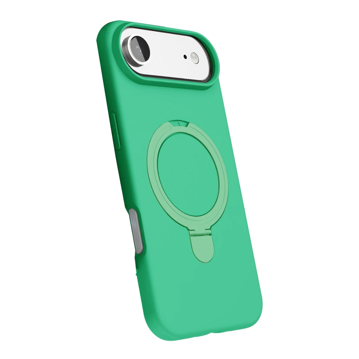 Apple iPhone 17 Air Regal Magsafe Standlı Kapak - Yeşil