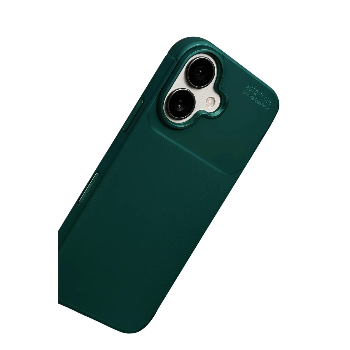 Apple iPhone 17 Auto Focus Karbon Kapak - Koyu Yeşil