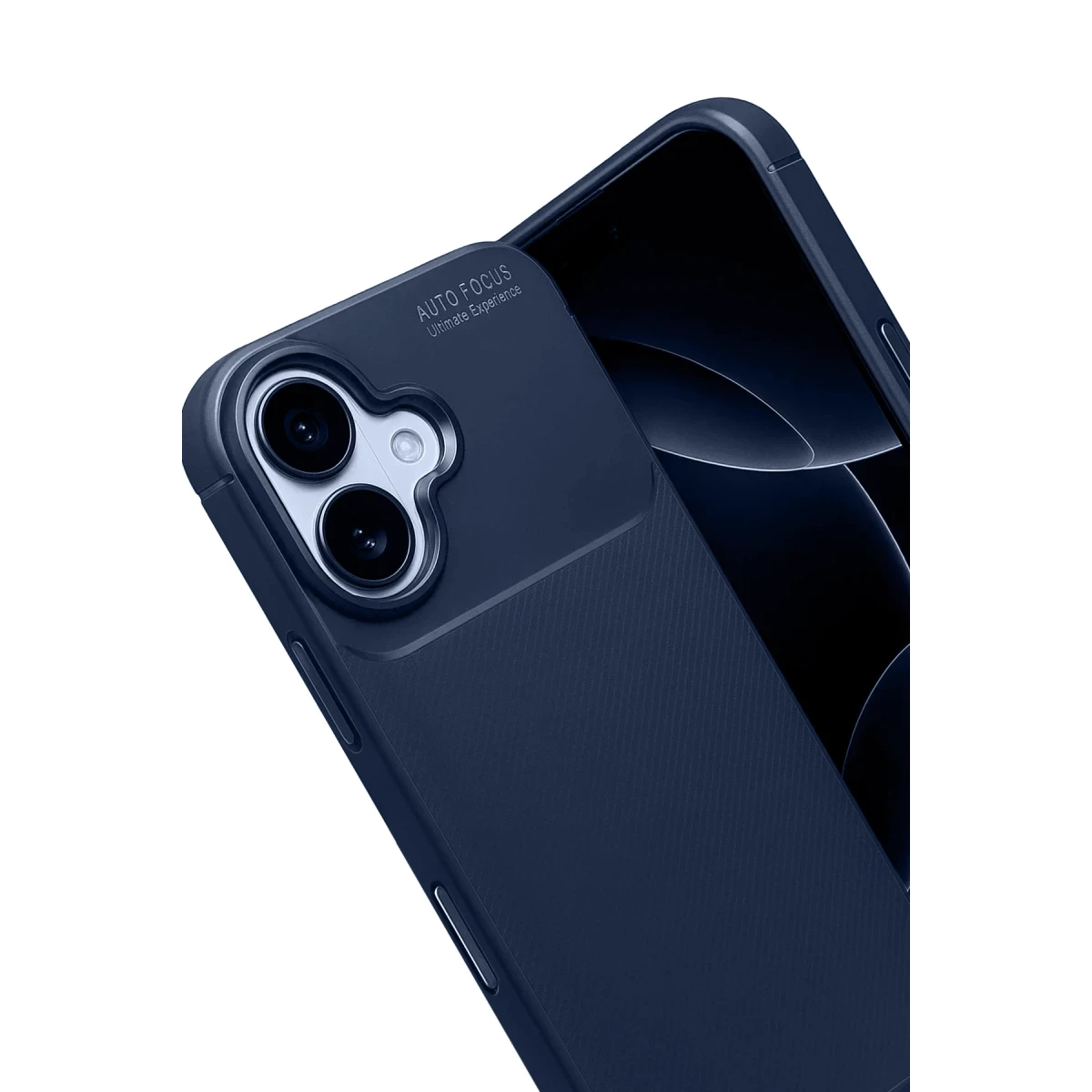 Apple iPhone 17 Auto Focus Karbon Kapak - Lacivert