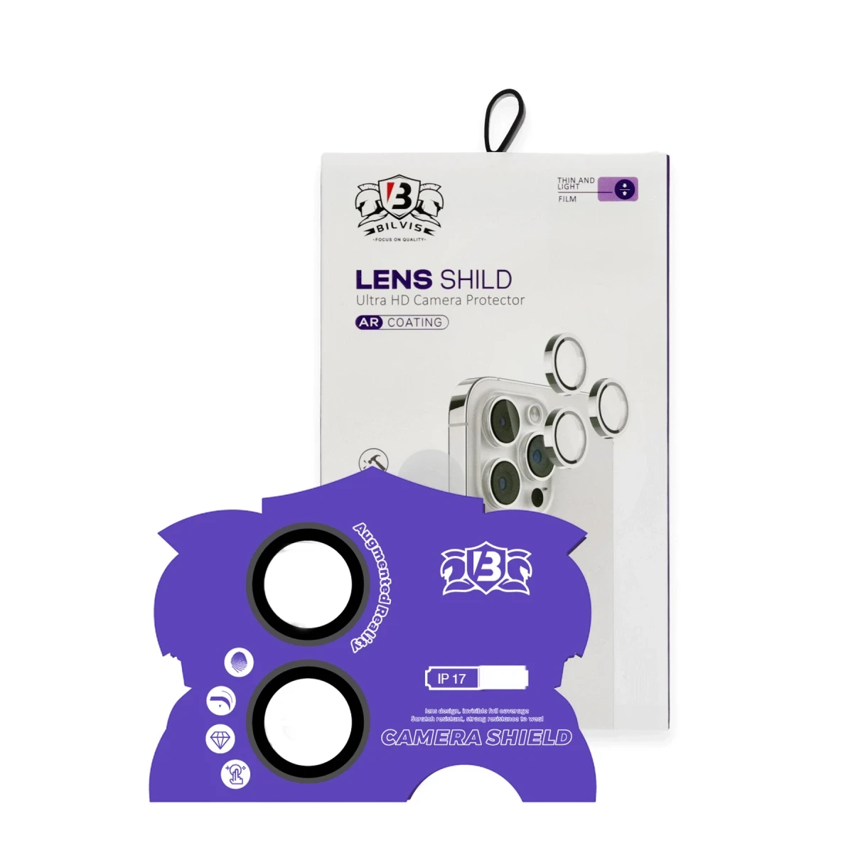 Apple iPhone 17 Bilvis Titan Kamera Lens - Siyah