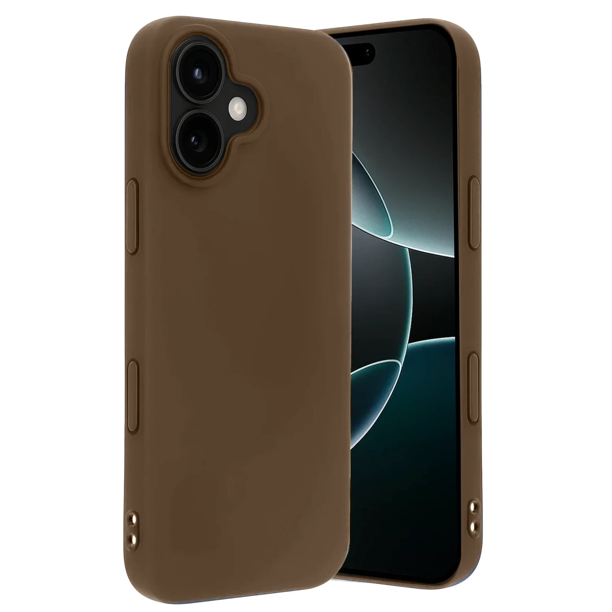 Apple iPhone 17 First Silikon - Kahverengi