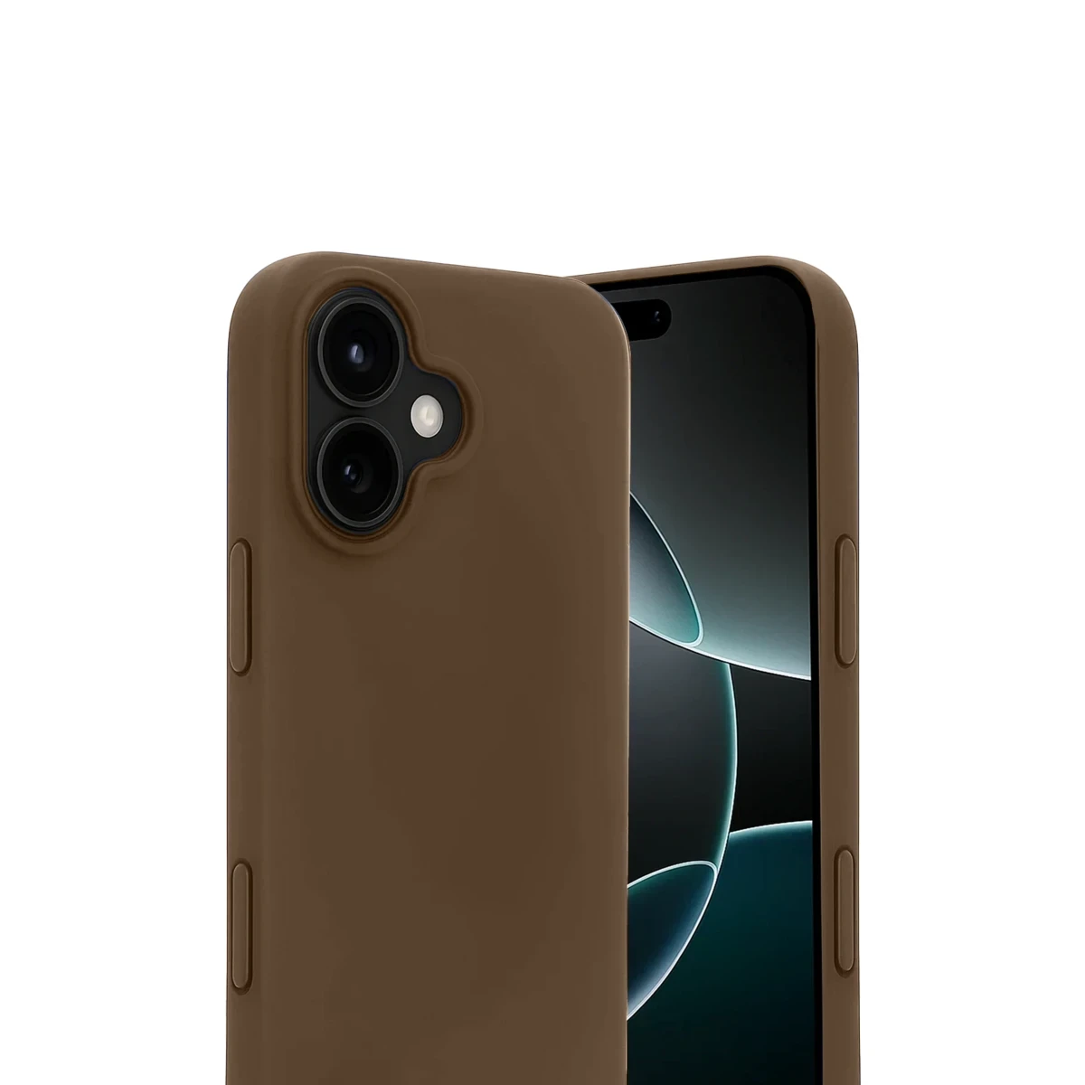 Apple iPhone 17 First Silikon - Kahverengi