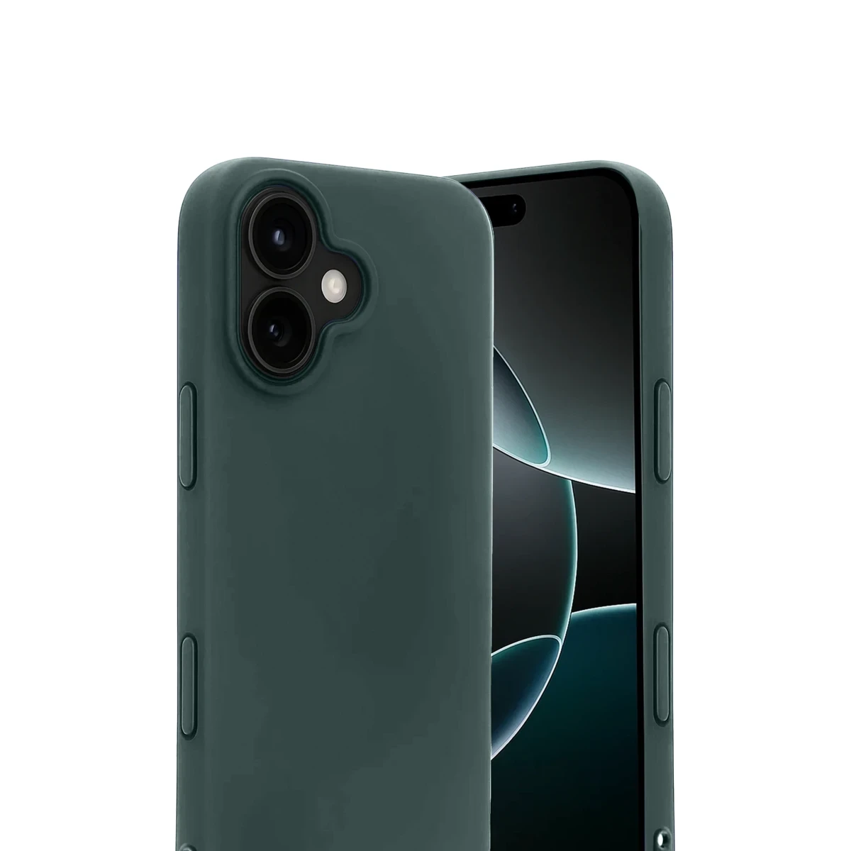 Apple iPhone 17 First Silikon - Koyu Yeşil