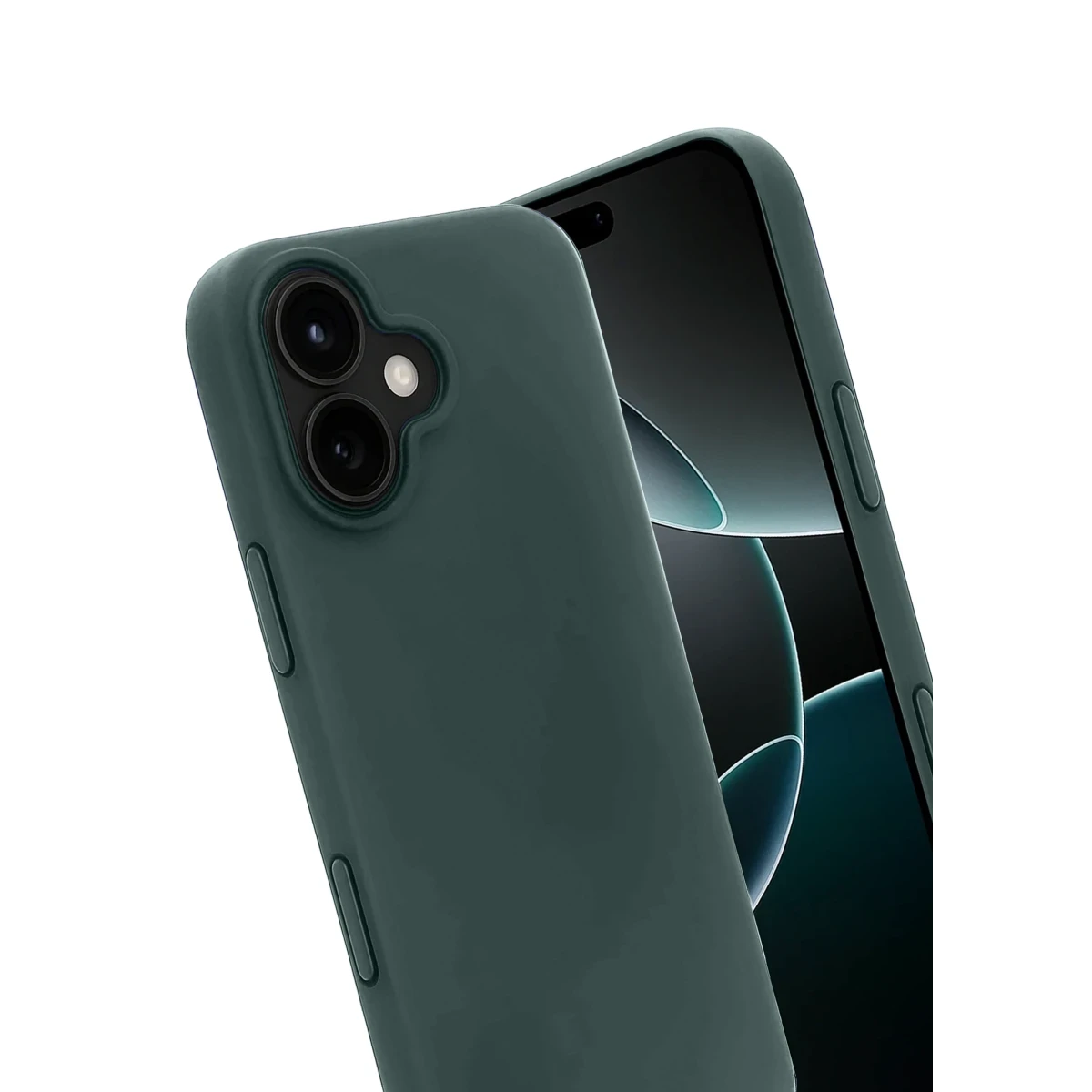 Apple iPhone 17 First Silikon - Koyu Yeşil