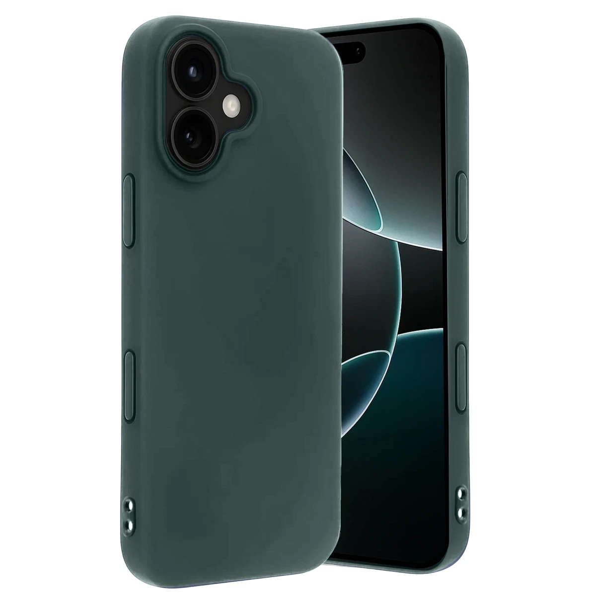 Apple iPhone 17 First Silikon - Koyu Yeşil