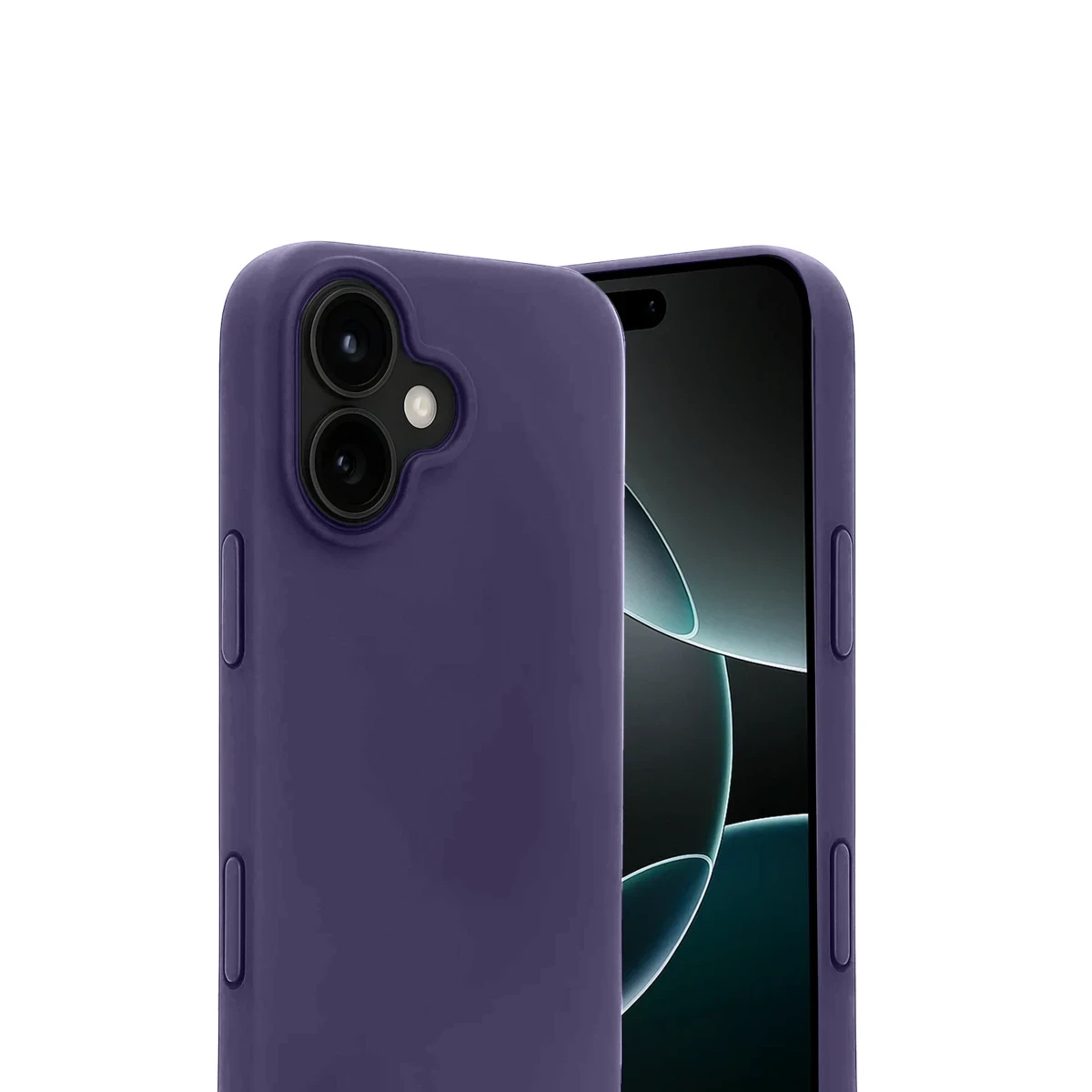 Apple iPhone 17 First Silikon - Mürdüm