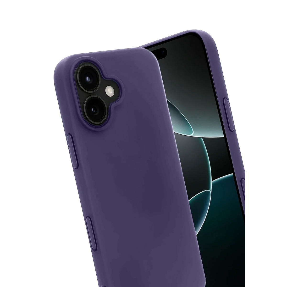 Apple iPhone 17 First Silikon - Mürdüm