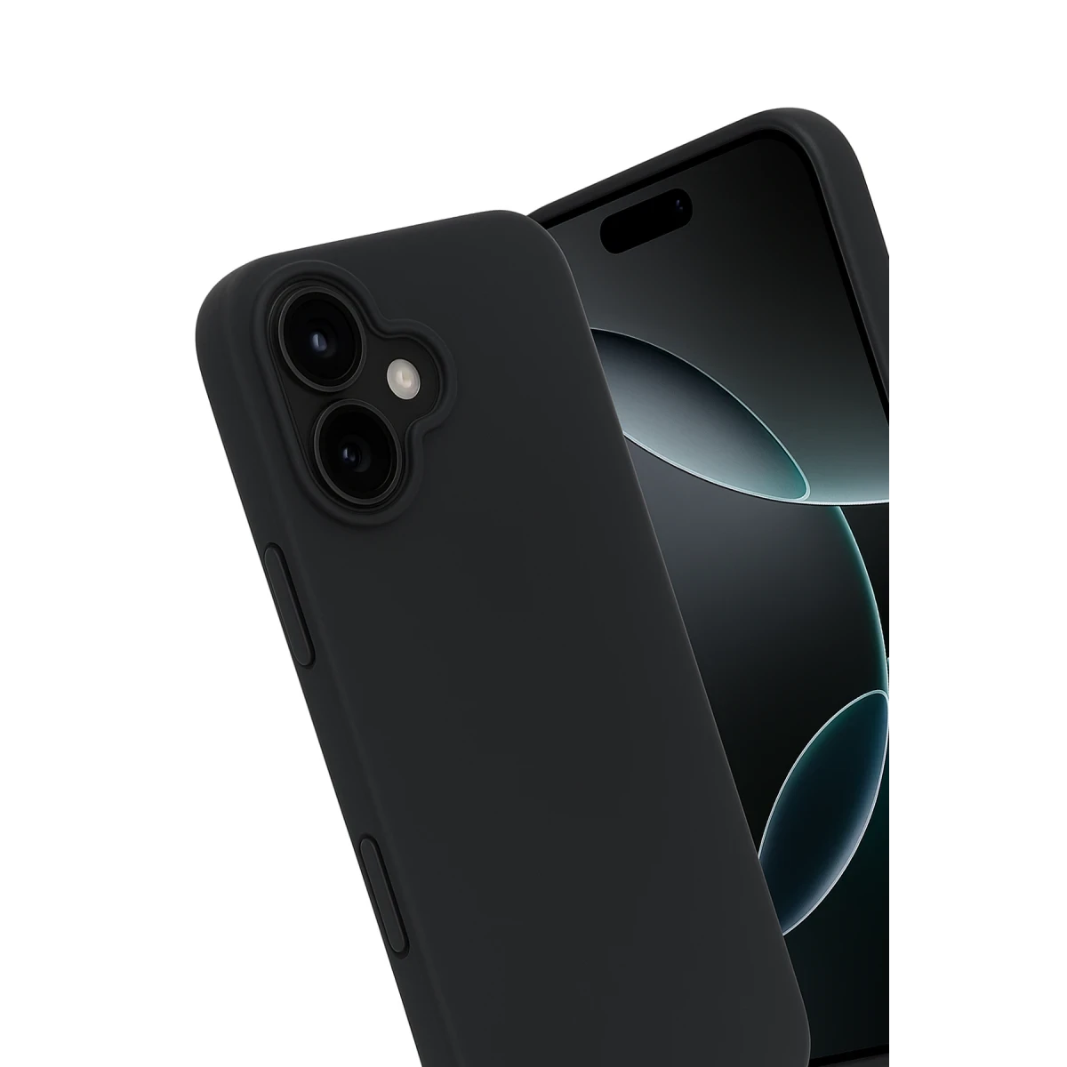 Apple iPhone 17 First Silikon - Siyah