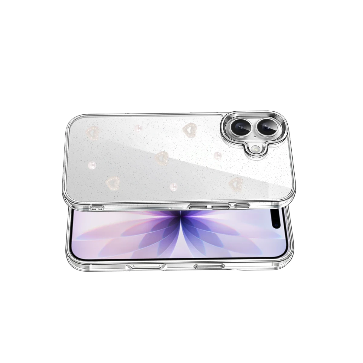 Apple iPhone 17 Fiyonk Desenli Kapak - Desen 10