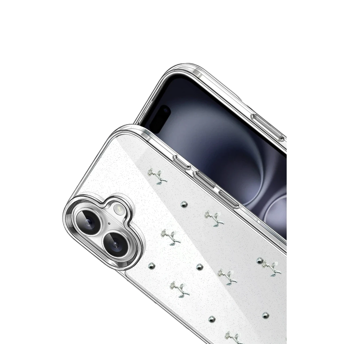 Apple iPhone 17 Fiyonk Desenli Kapak - Desen 4