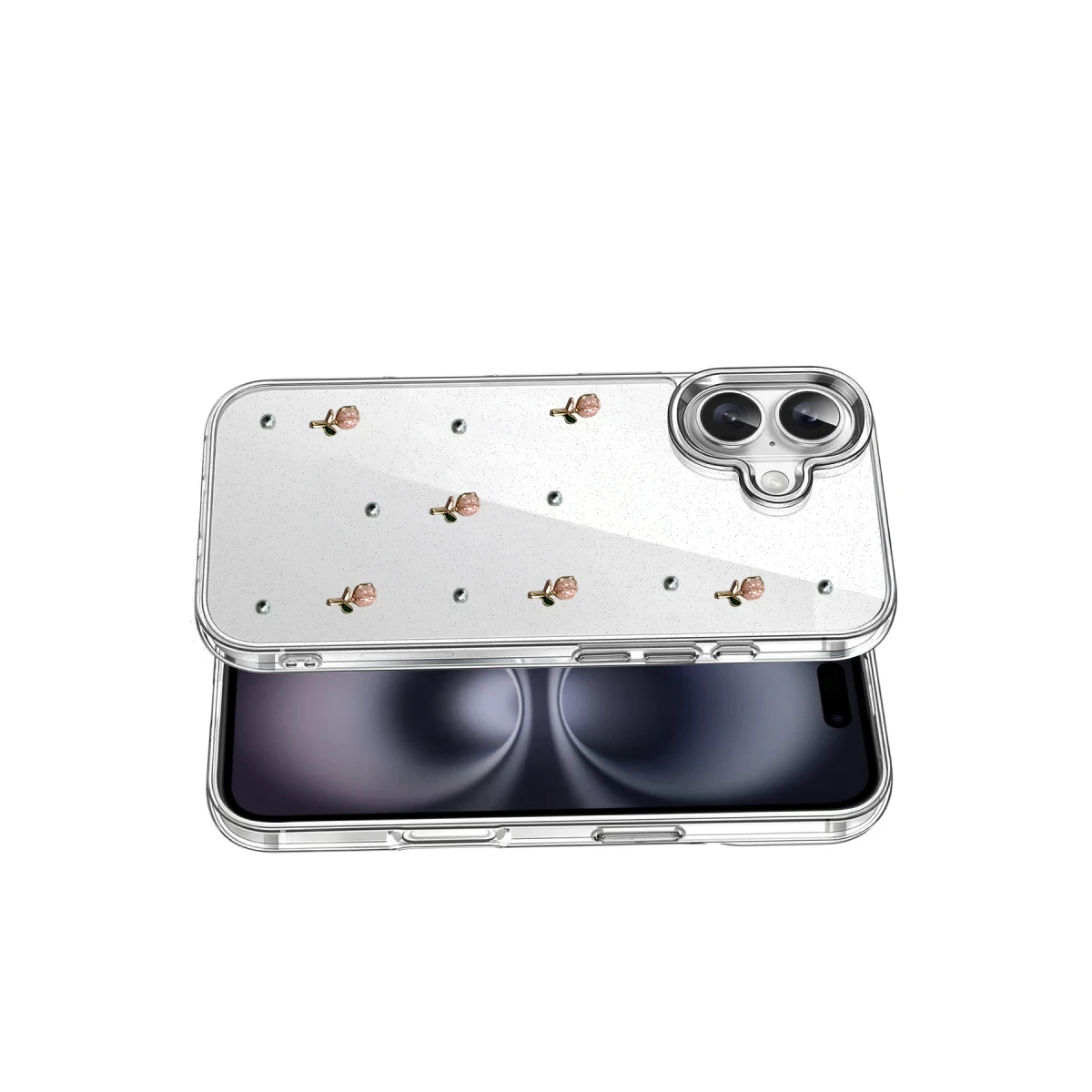 Apple iPhone 17 Fiyonk Desenli Kapak - Desen 6