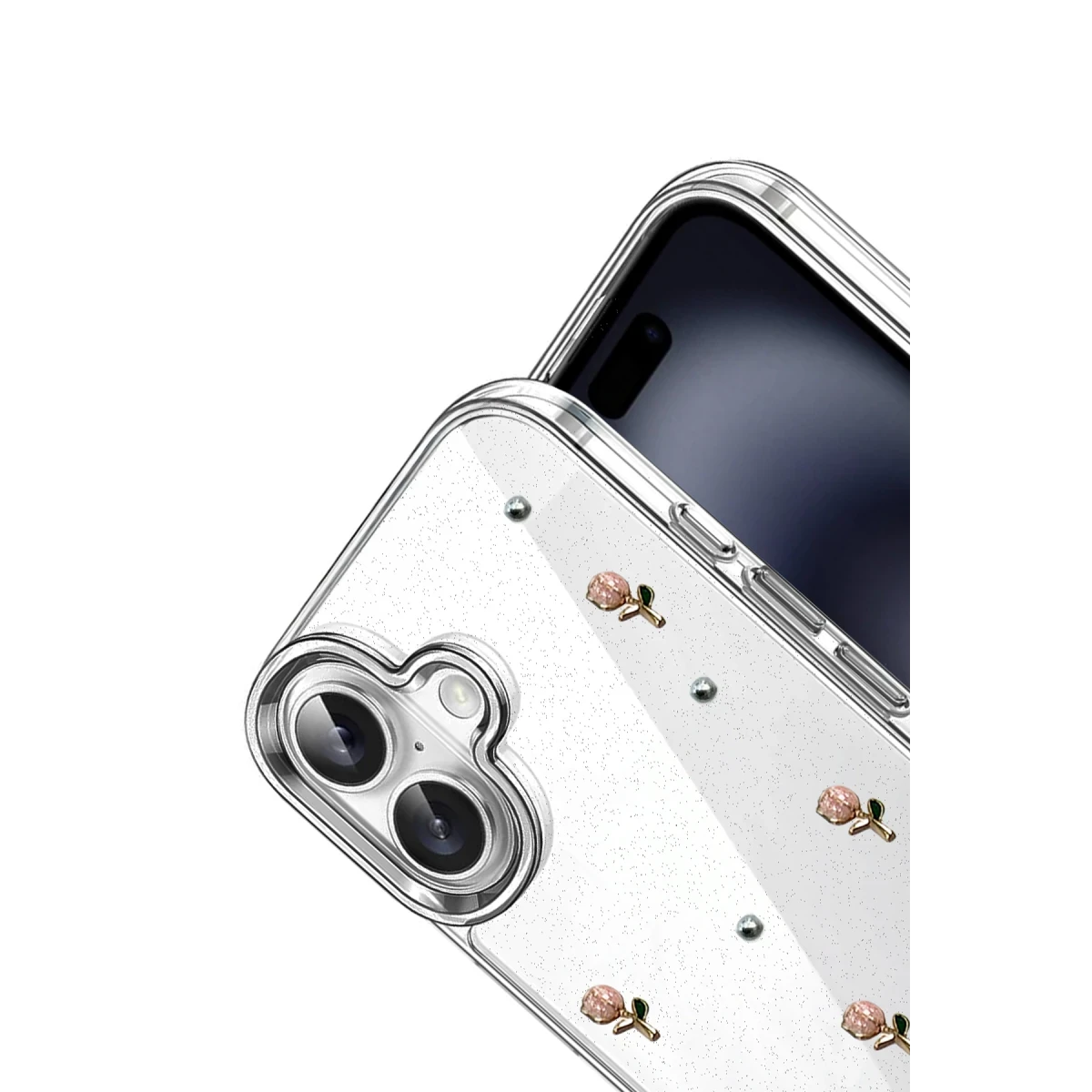 Apple iPhone 17 Fiyonk Desenli Kapak - Desen 6