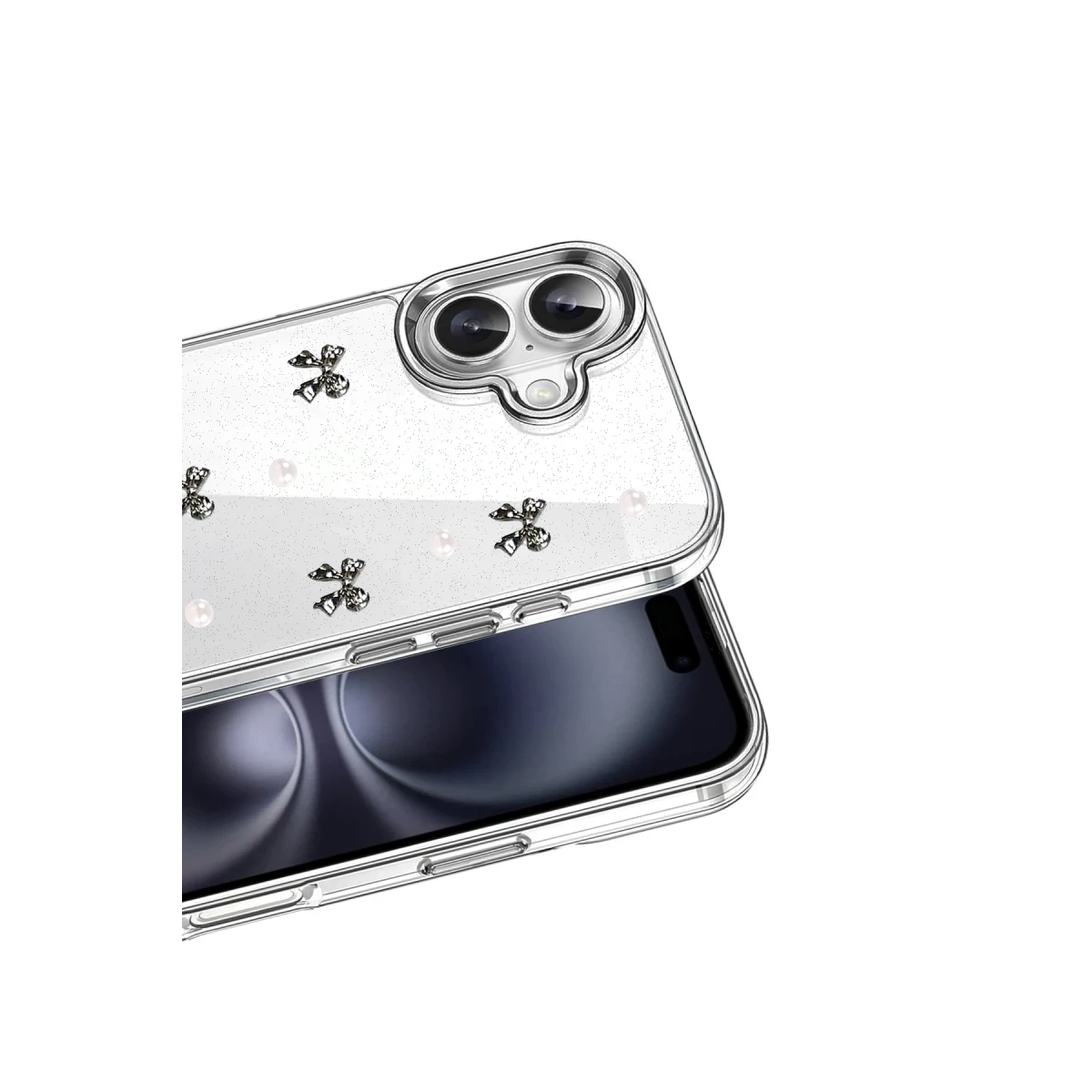 Apple iPhone 17 Fiyonk Desenli Kapak - Desen 8