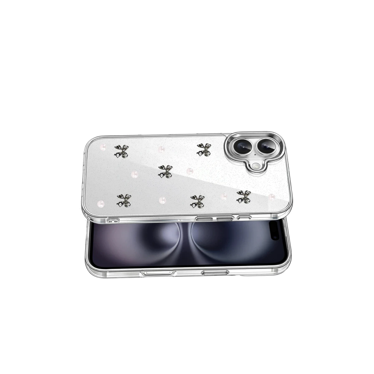 Apple iPhone 17 Fiyonk Desenli Kapak - Desen 8